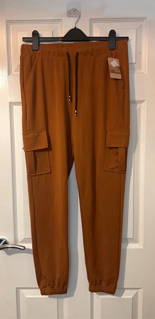 SAISON NANDI Camel Cargo Joggers L/XL