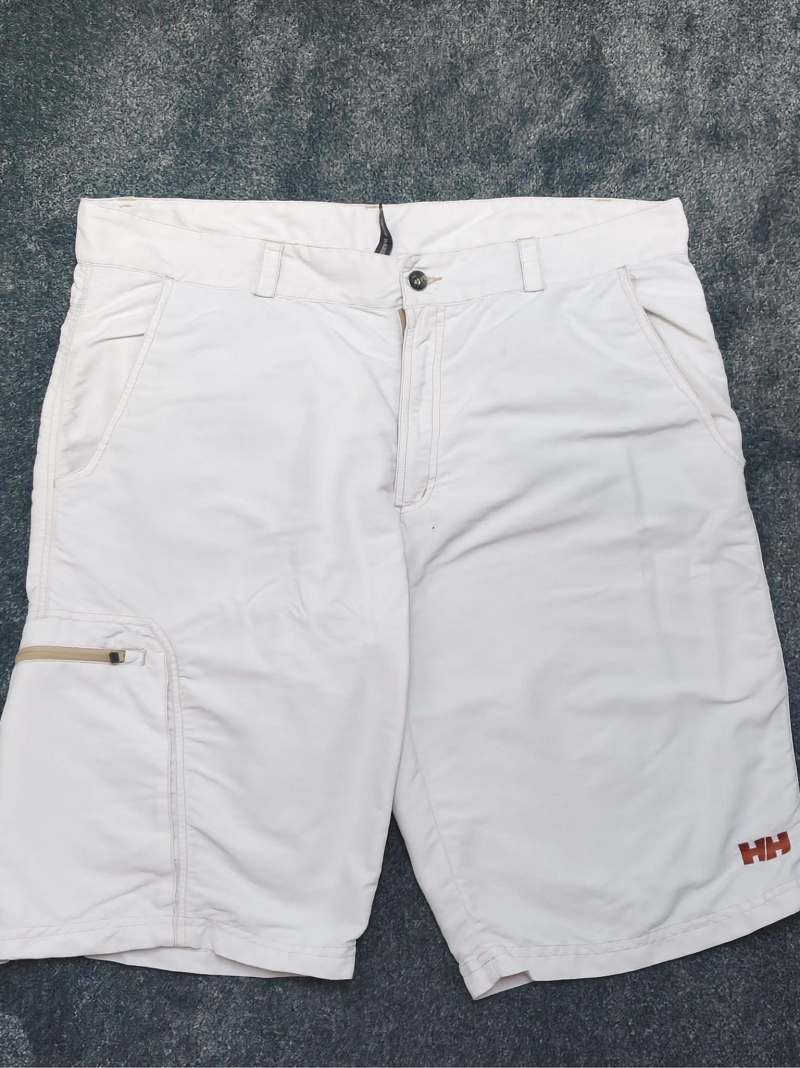 Helly Hansen White Cargo Shorts Size 38