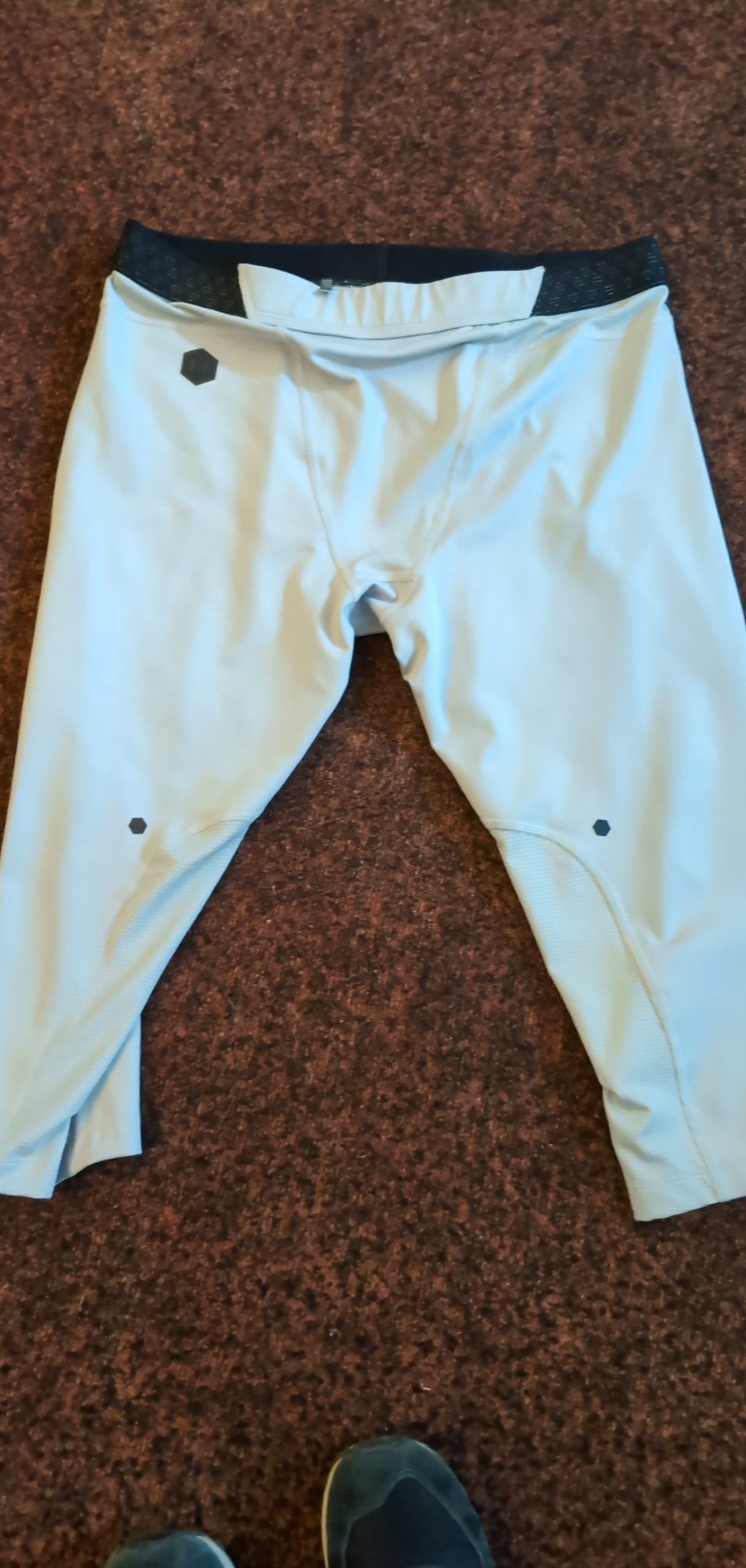 Under Armour White HeatGear RUSH Compression Tights XL