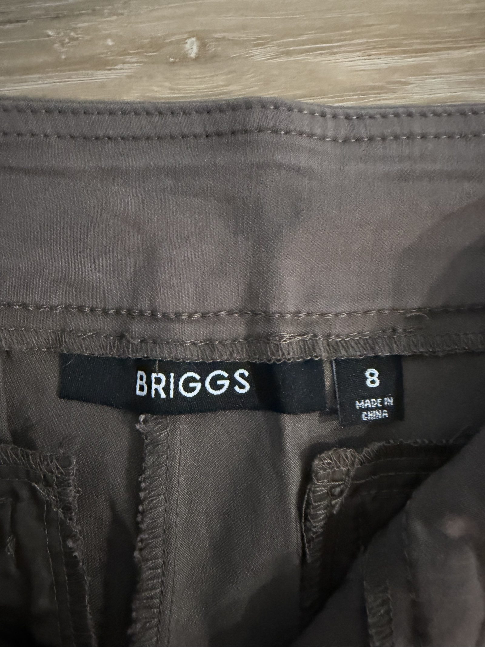 Briggs Women's Brown Trousers Size 8 image 2