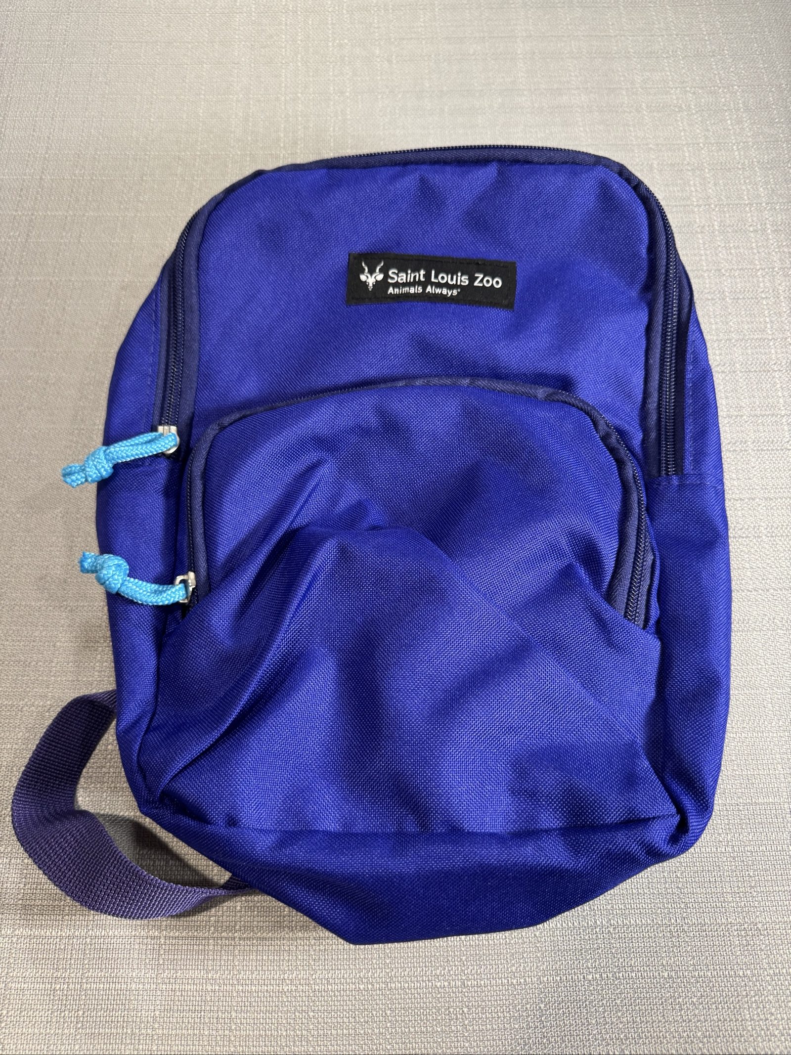 DRAFT Saint Louis Zoo Kids Mini Backpack – Purple Blue – One Size