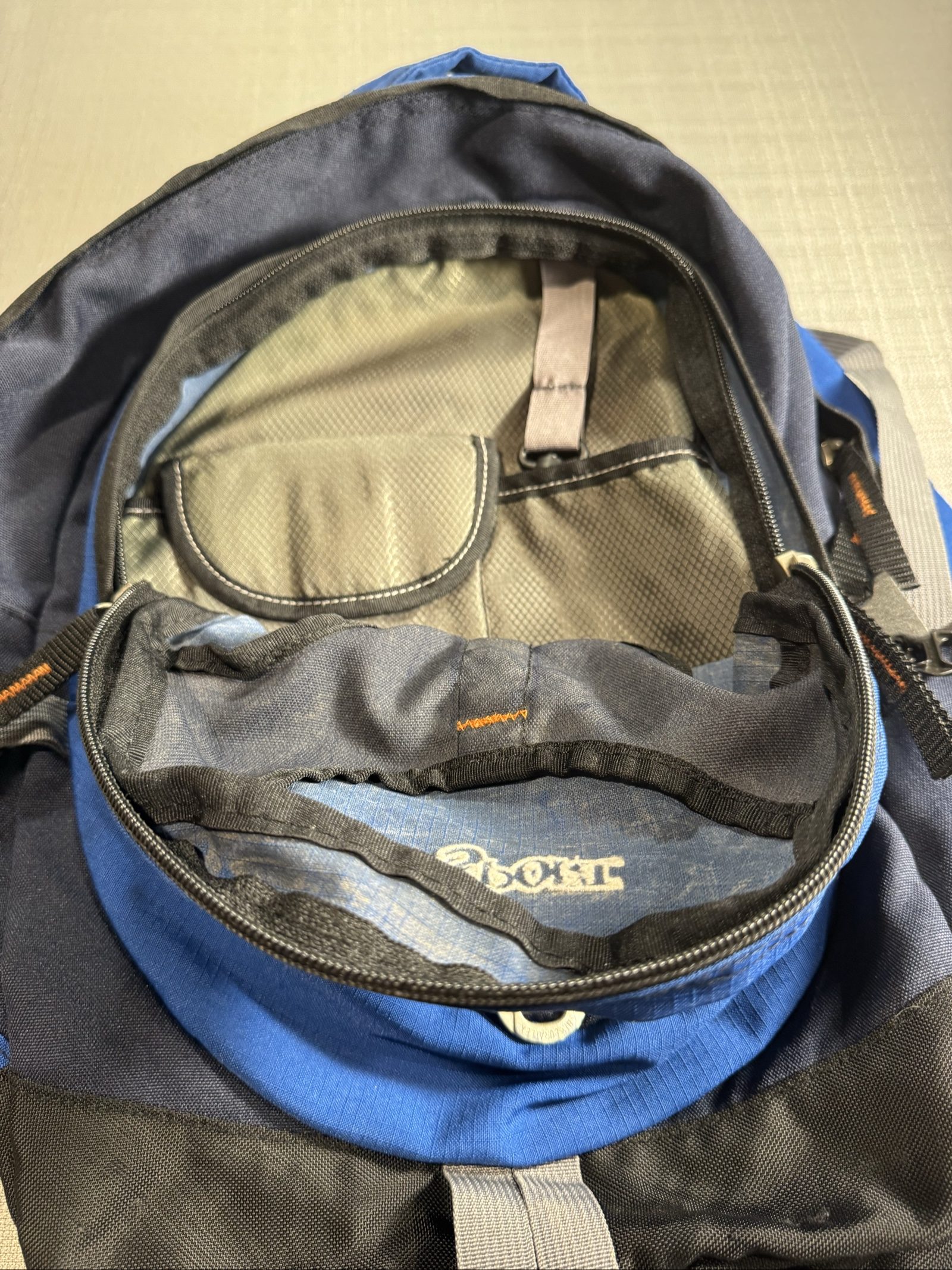 JanSport Hiking Backpack Daypack – Navy Blue Black – One Size image 6