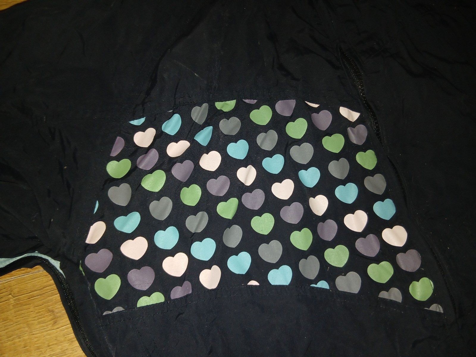 Animal Black & Multi Colour Hooded Jacket Medium image 10