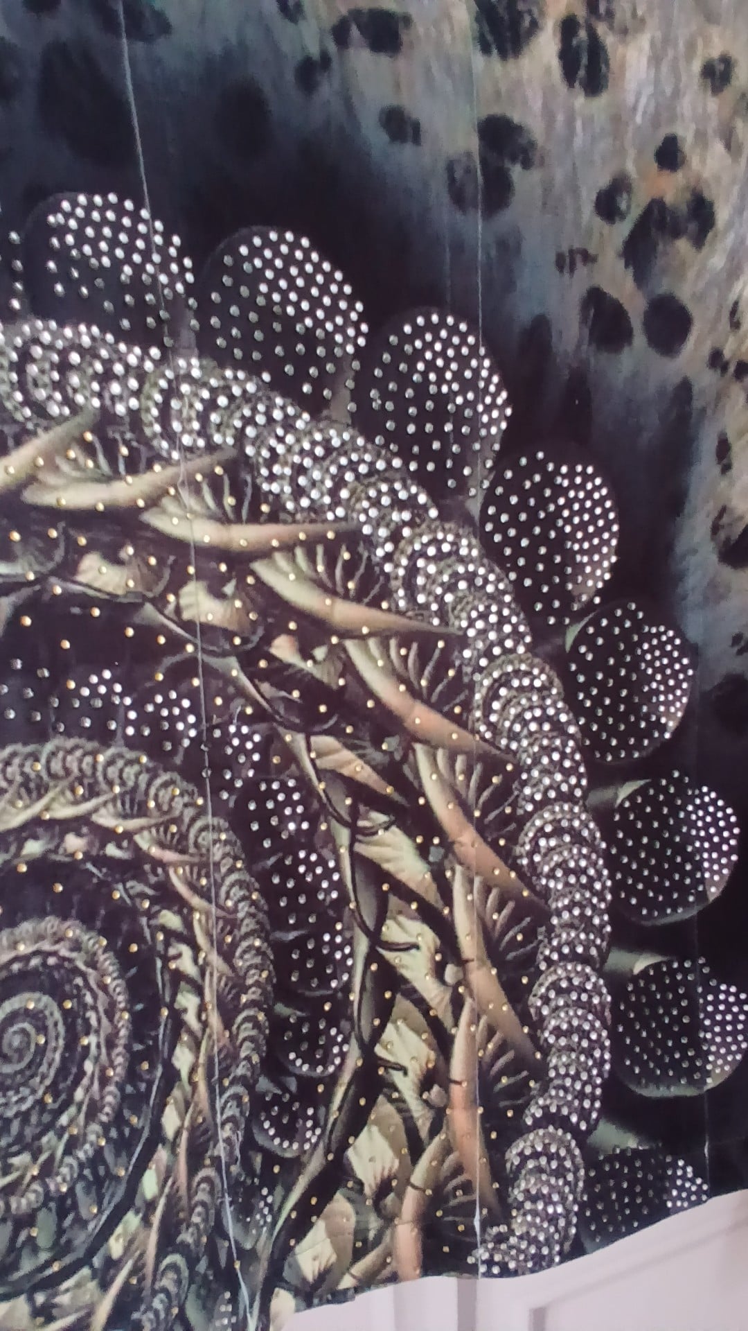 Ciro Esposito Embellished Patterned Blazer Medium Silver Buttons image 3