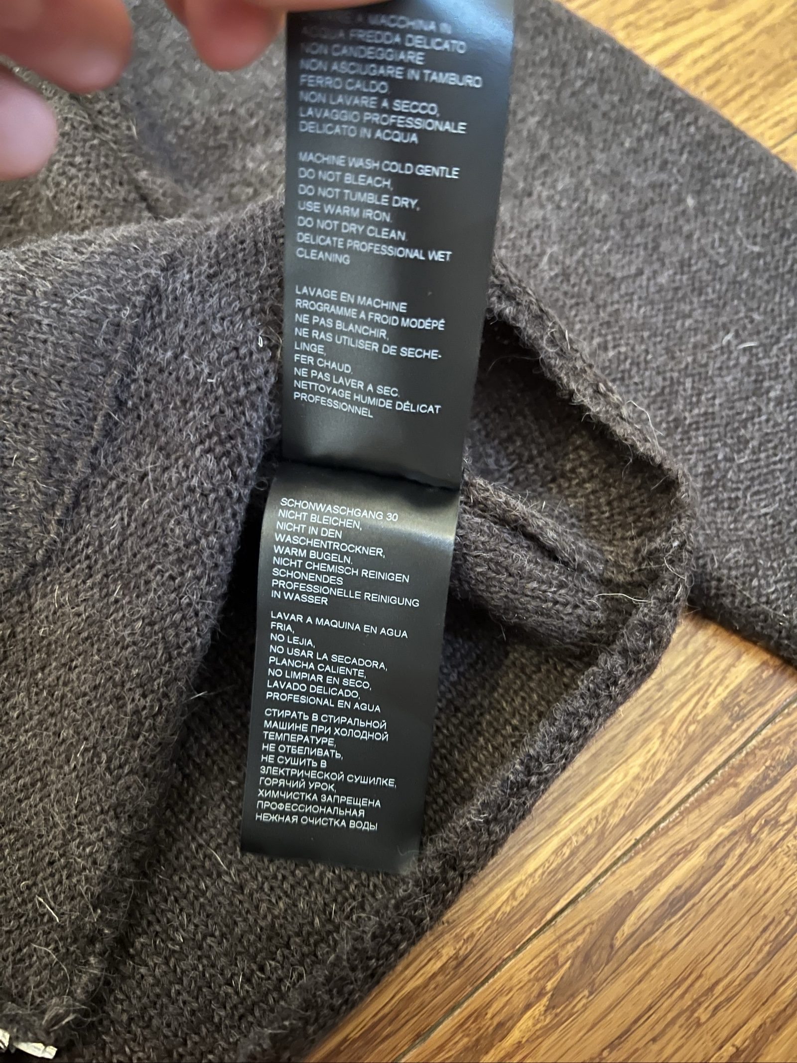 ROA Mohair Zip Cardigan image 9