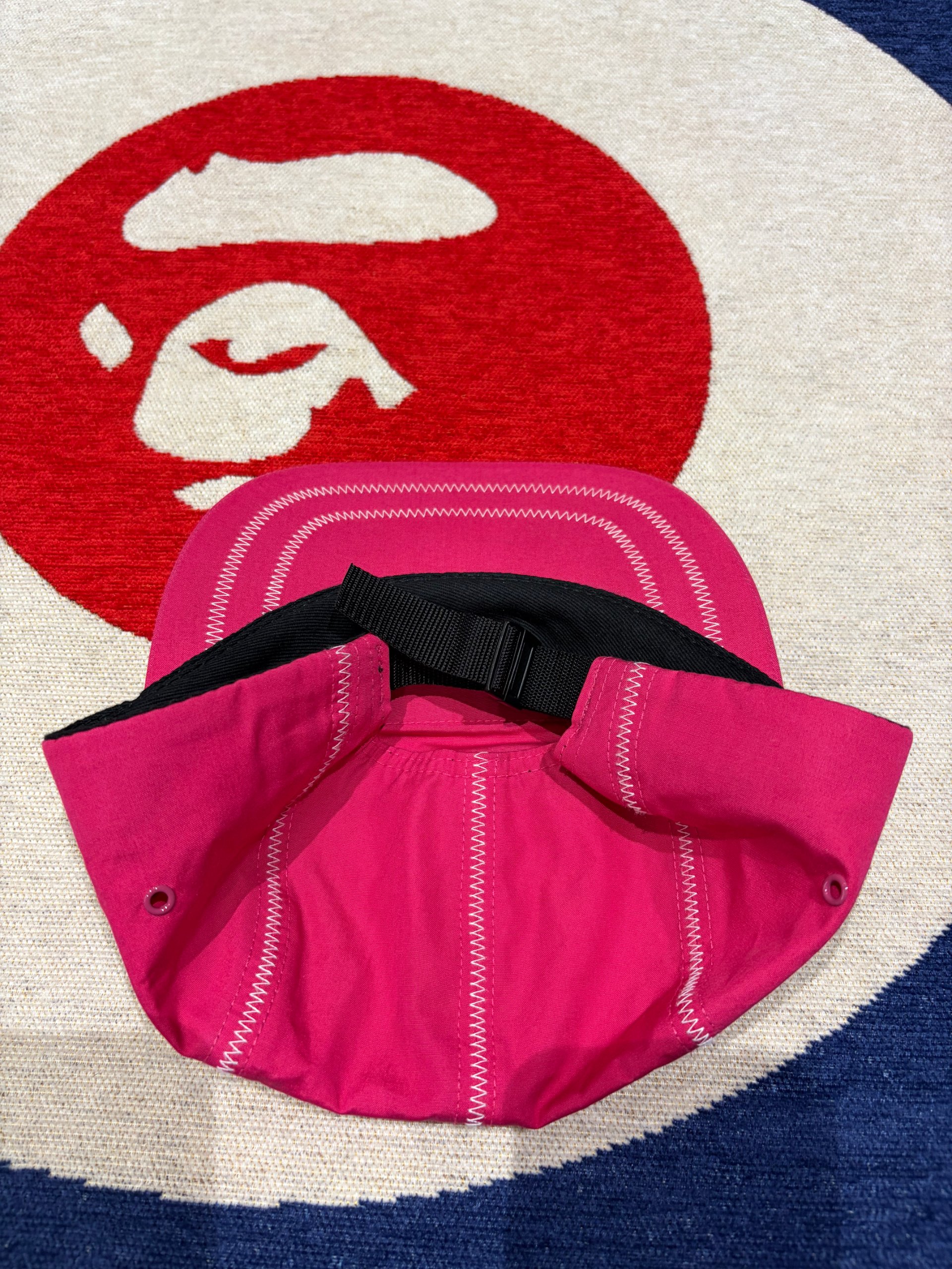 Supreme Pink Camp Cap Hat image 4
