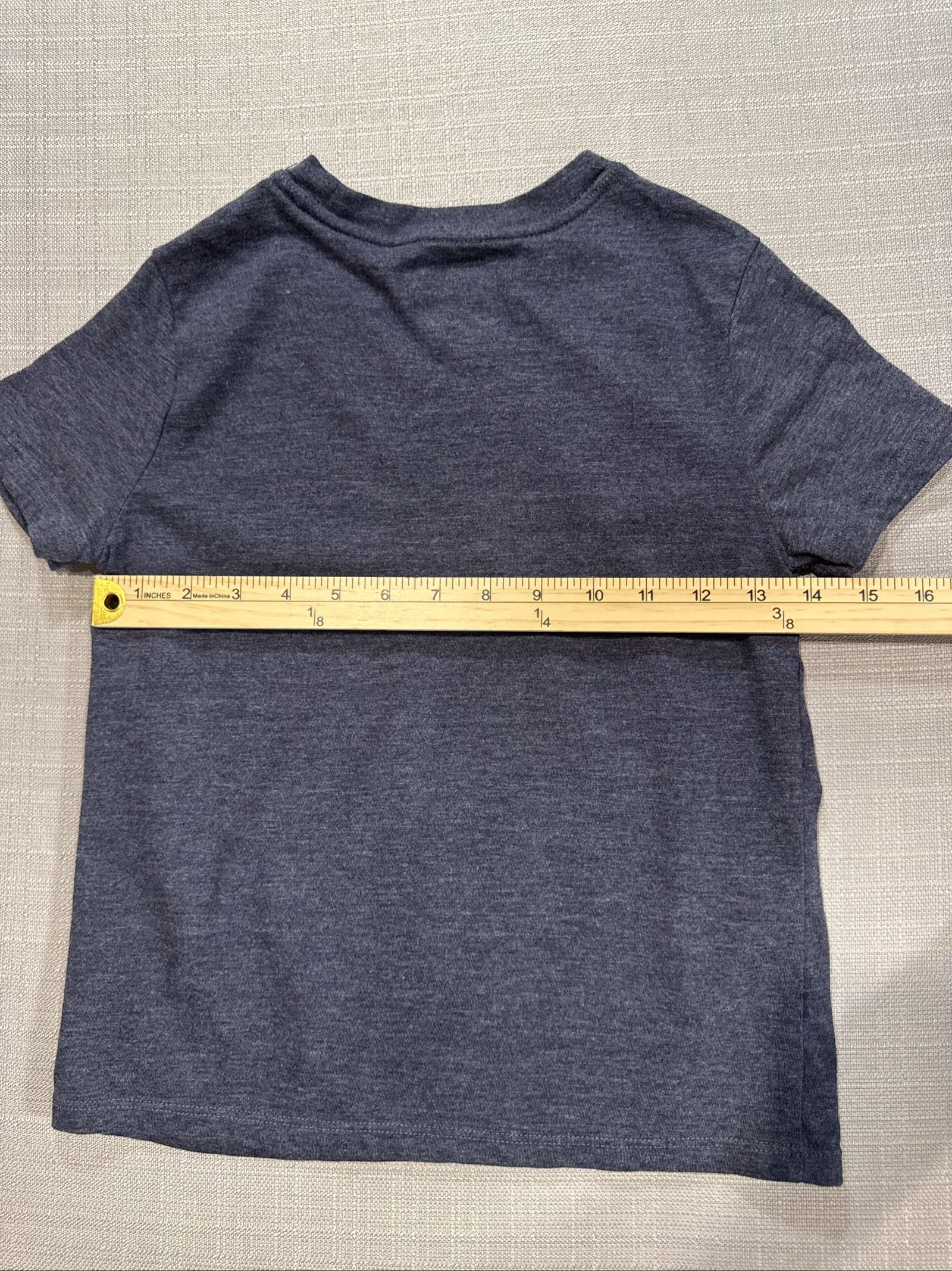 Boy's Cat & Jack Astronaut Graphic Short Sleeve T-shirt – Heather Navy - Size (6/7) image 6