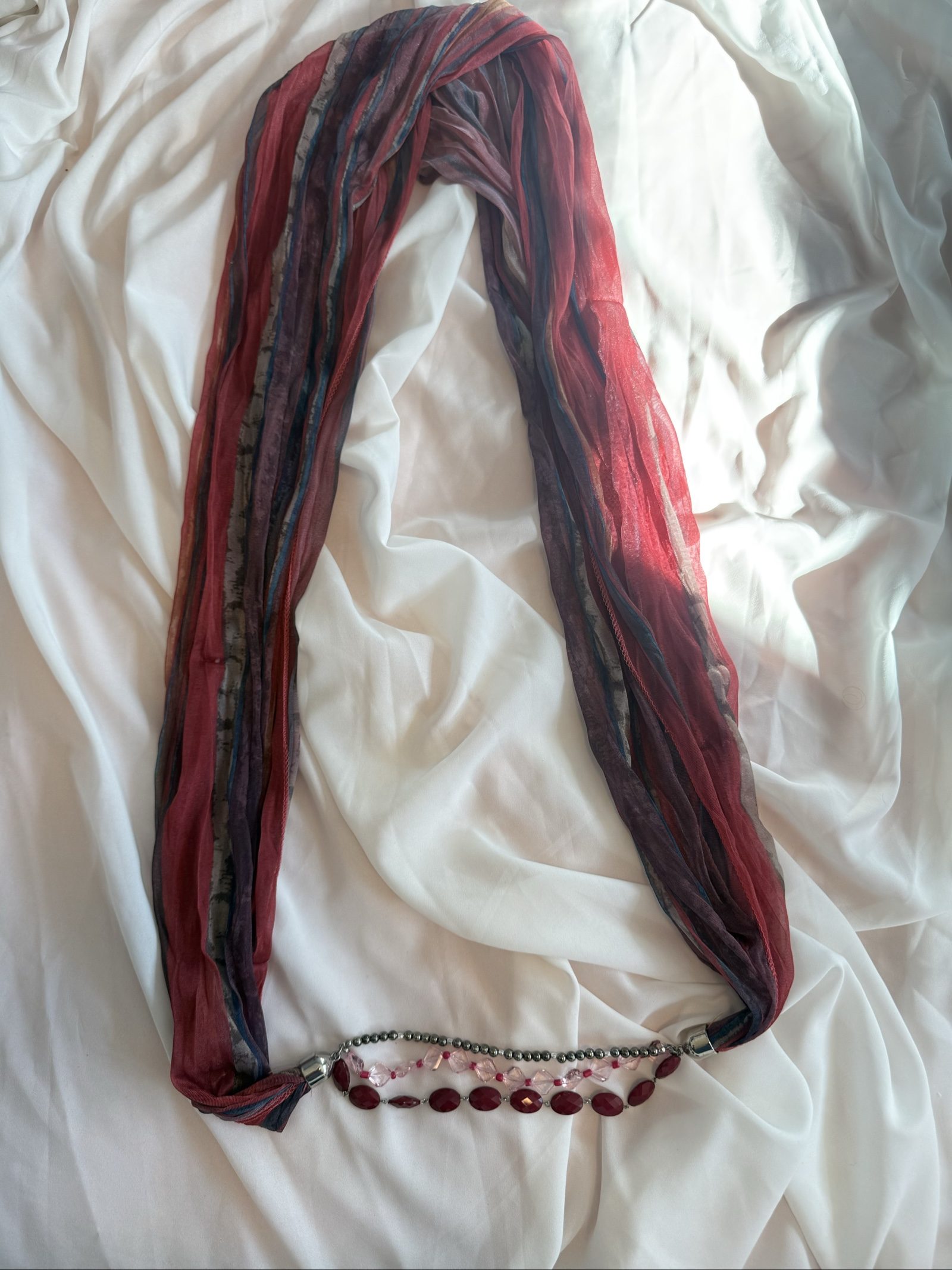 Stunning Boho Scarf Necklace