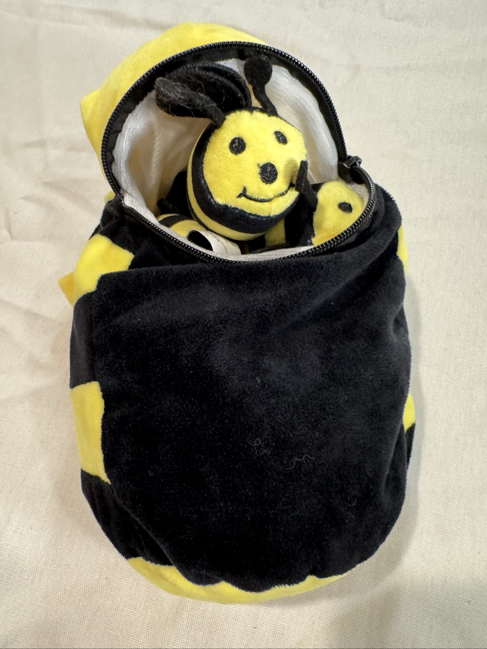 Kids Bumble Bee Plush Costume Accessory Set – Yellow Black image 4