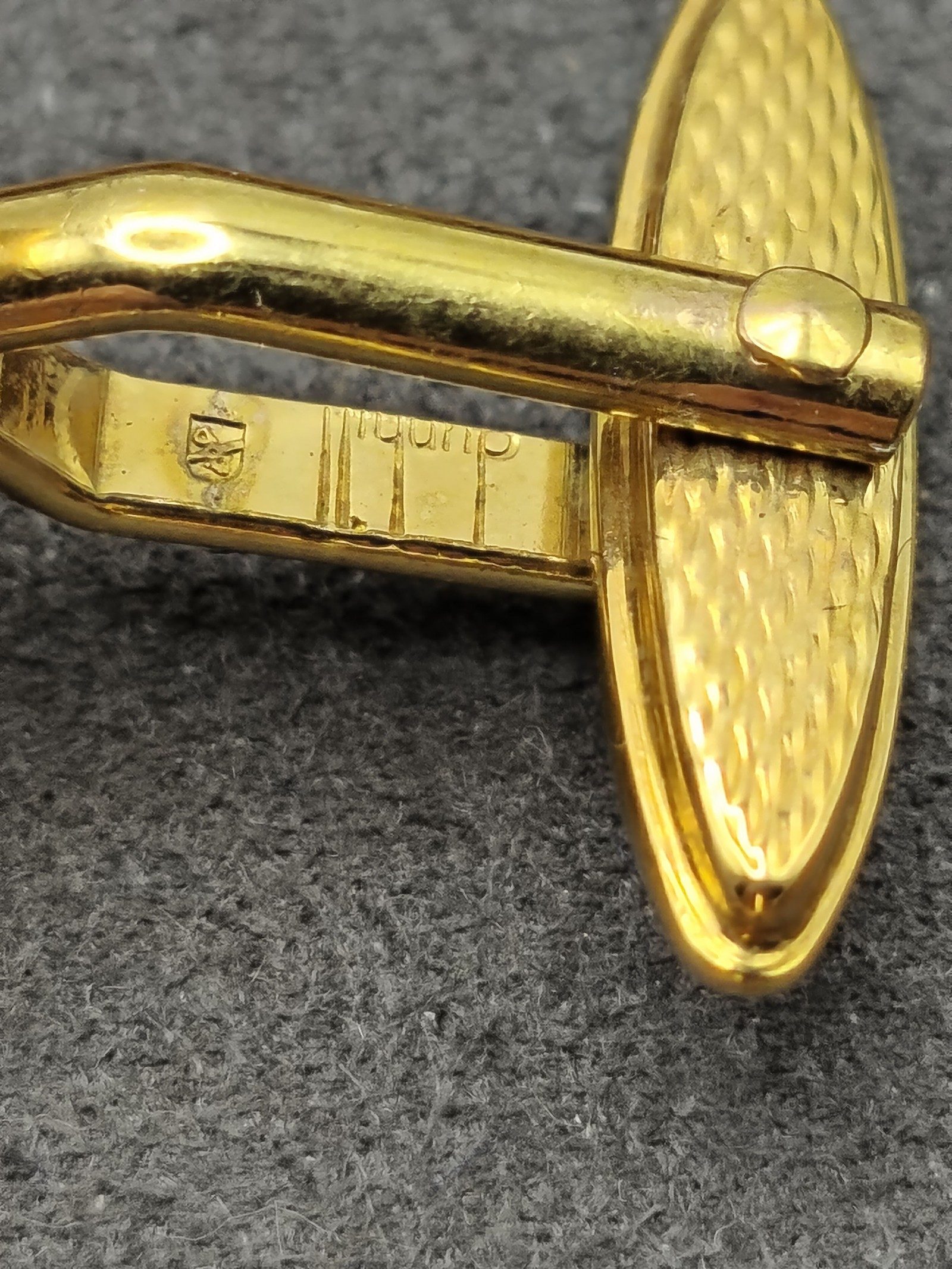 Dunhill Black & Gold Hexagonal Cufflinks image 4