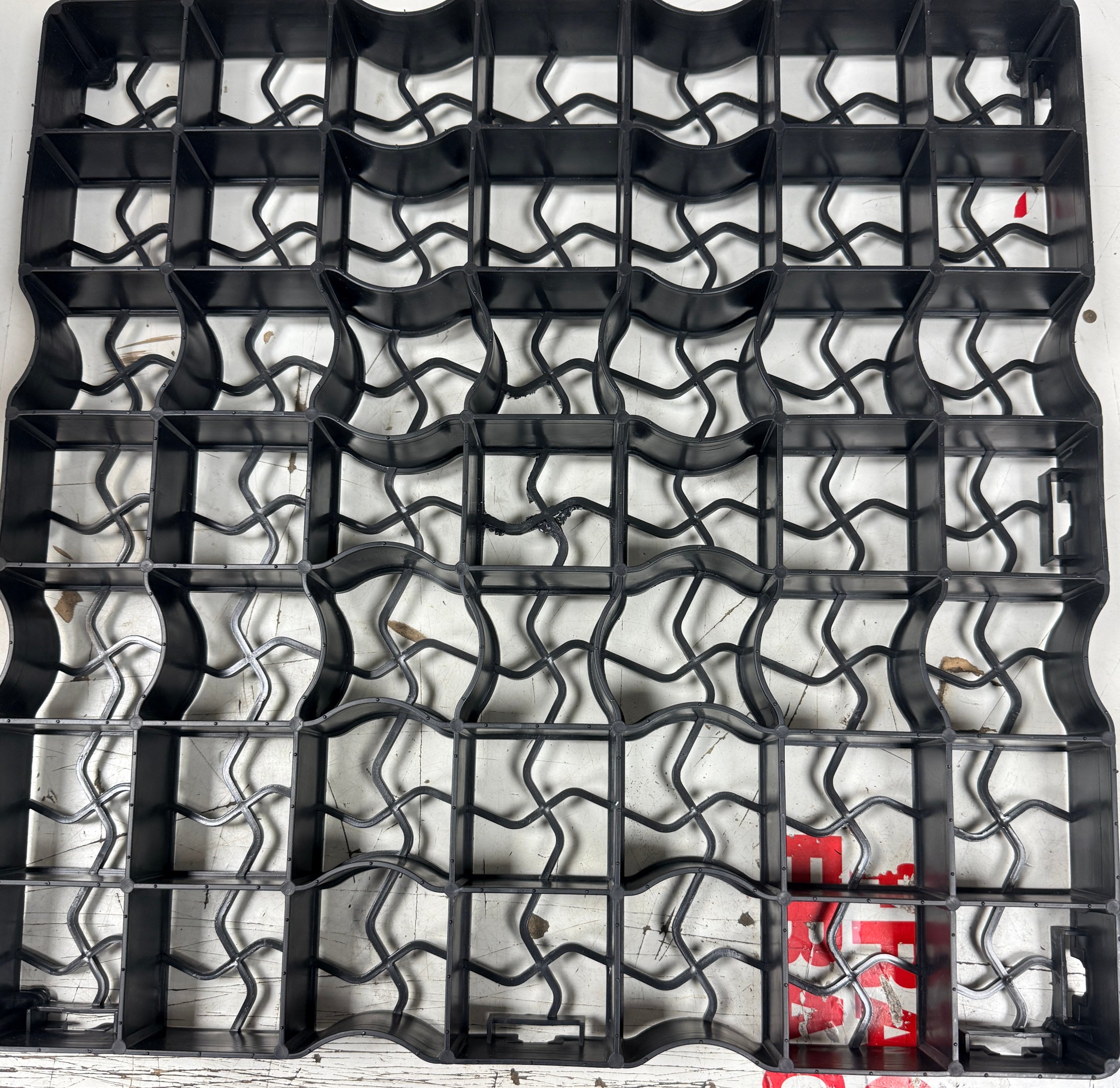 Black Plastic Ground Stabiliser Grid Mat Panel £5 Each