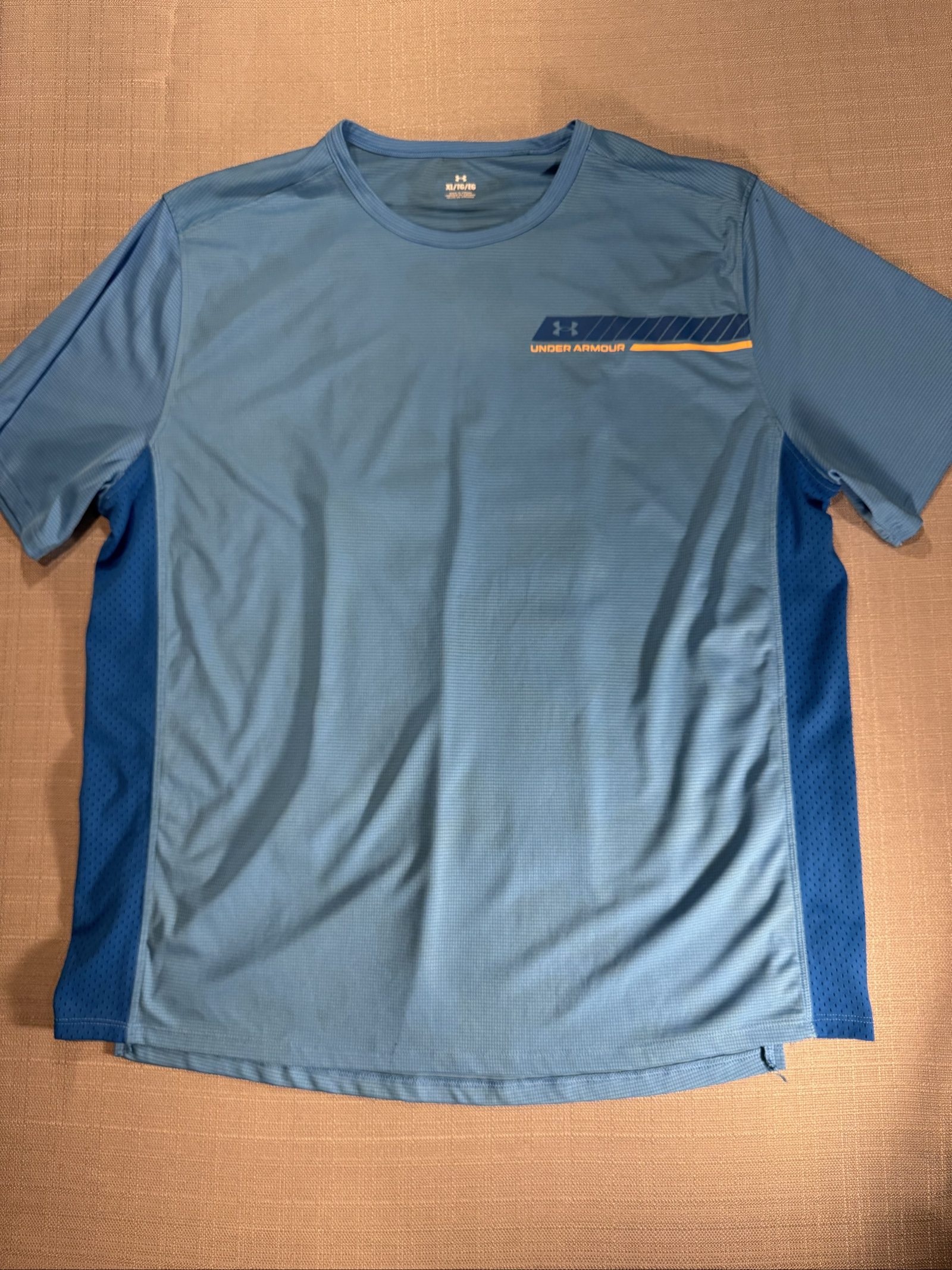 Draft READY Men's Under Armour HeatGear CoolSwitch Athletic T-Shirt – Blue – XL