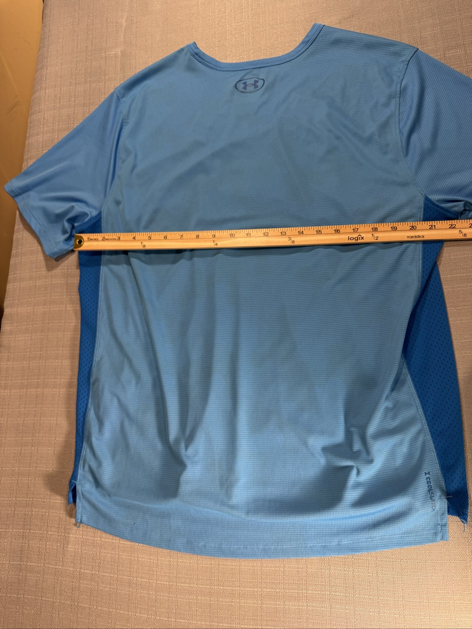 Draft READY Men's Under Armour HeatGear CoolSwitch Athletic T-Shirt – Blue – XL image 8