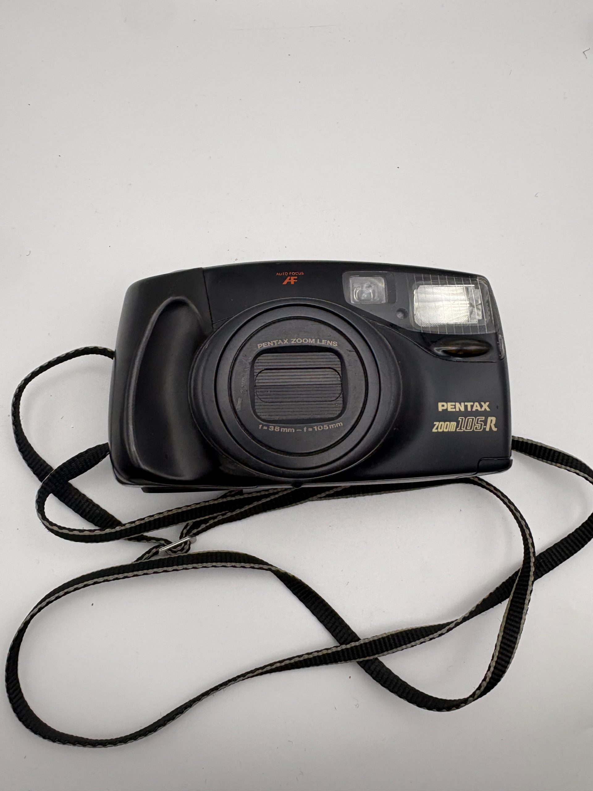 Pentax Zoom 105-R Analoge Kompaktkamera 38-105mm Point & Shoot Vintage