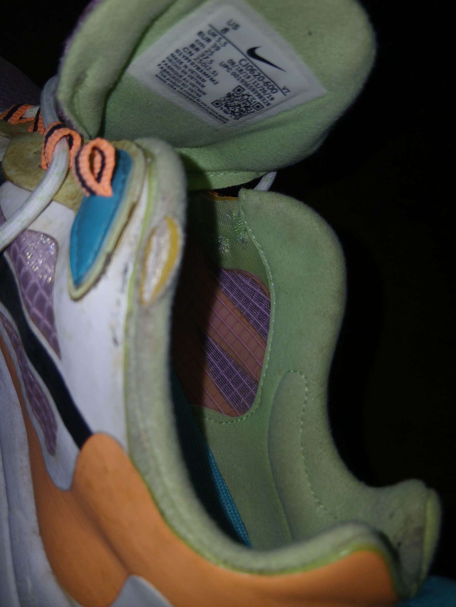 Nike Multi-colour React Element 55 US 9.5 Sneakers image 3