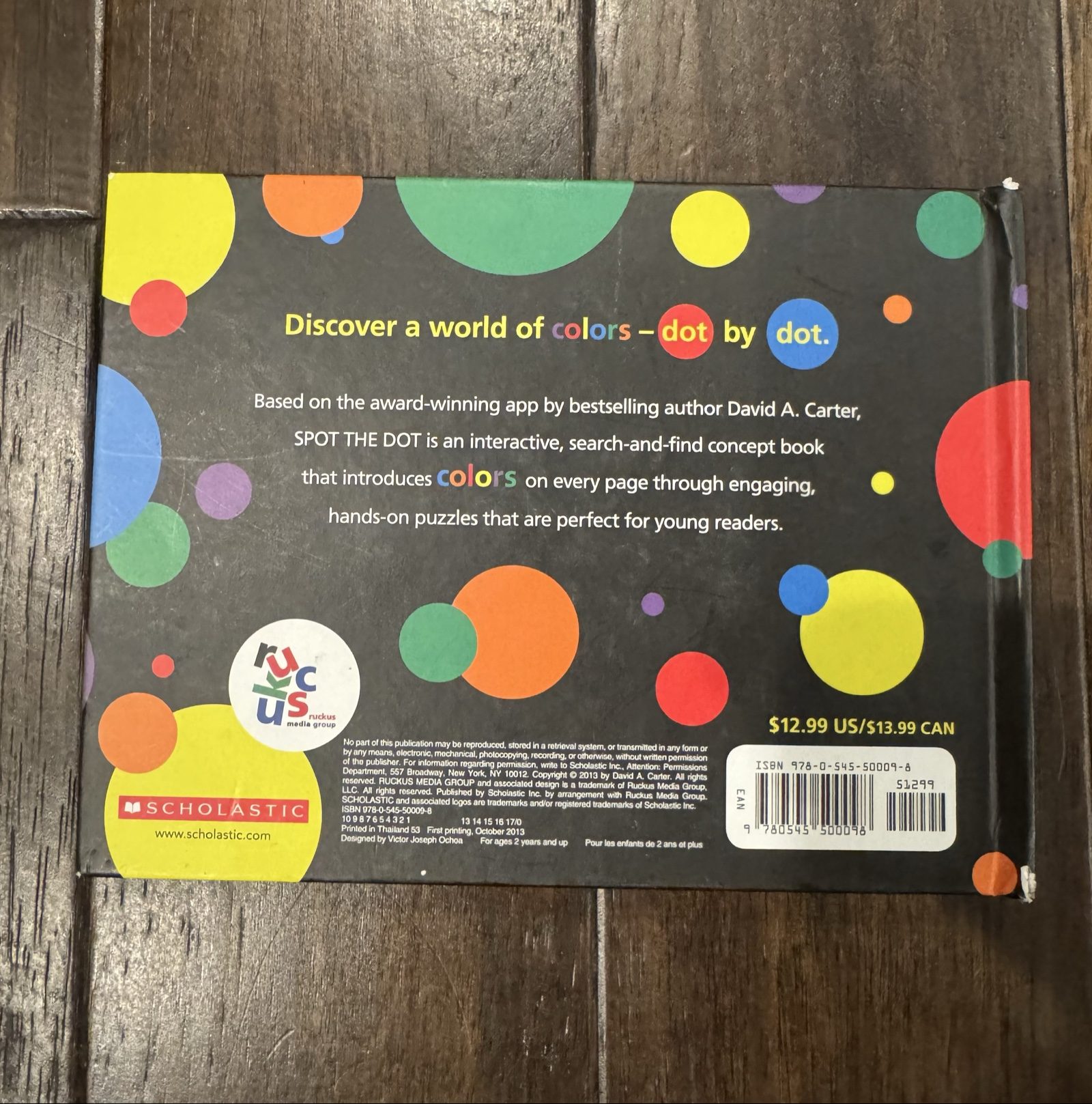 Spot the Dot David A. Carter Interactive Search and Find Hardcover Book image 2