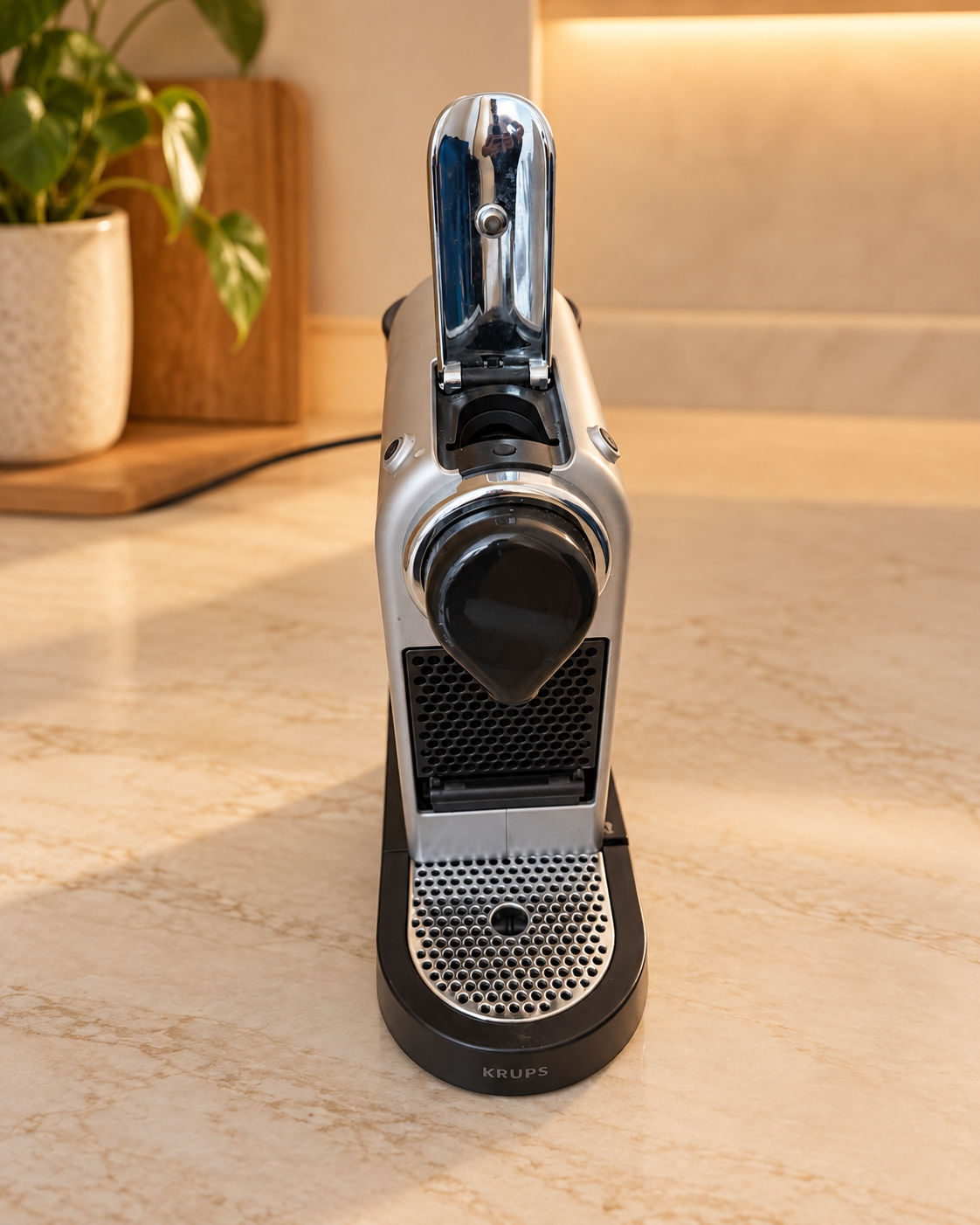 Krups Silver Nespresso Coffee Machine