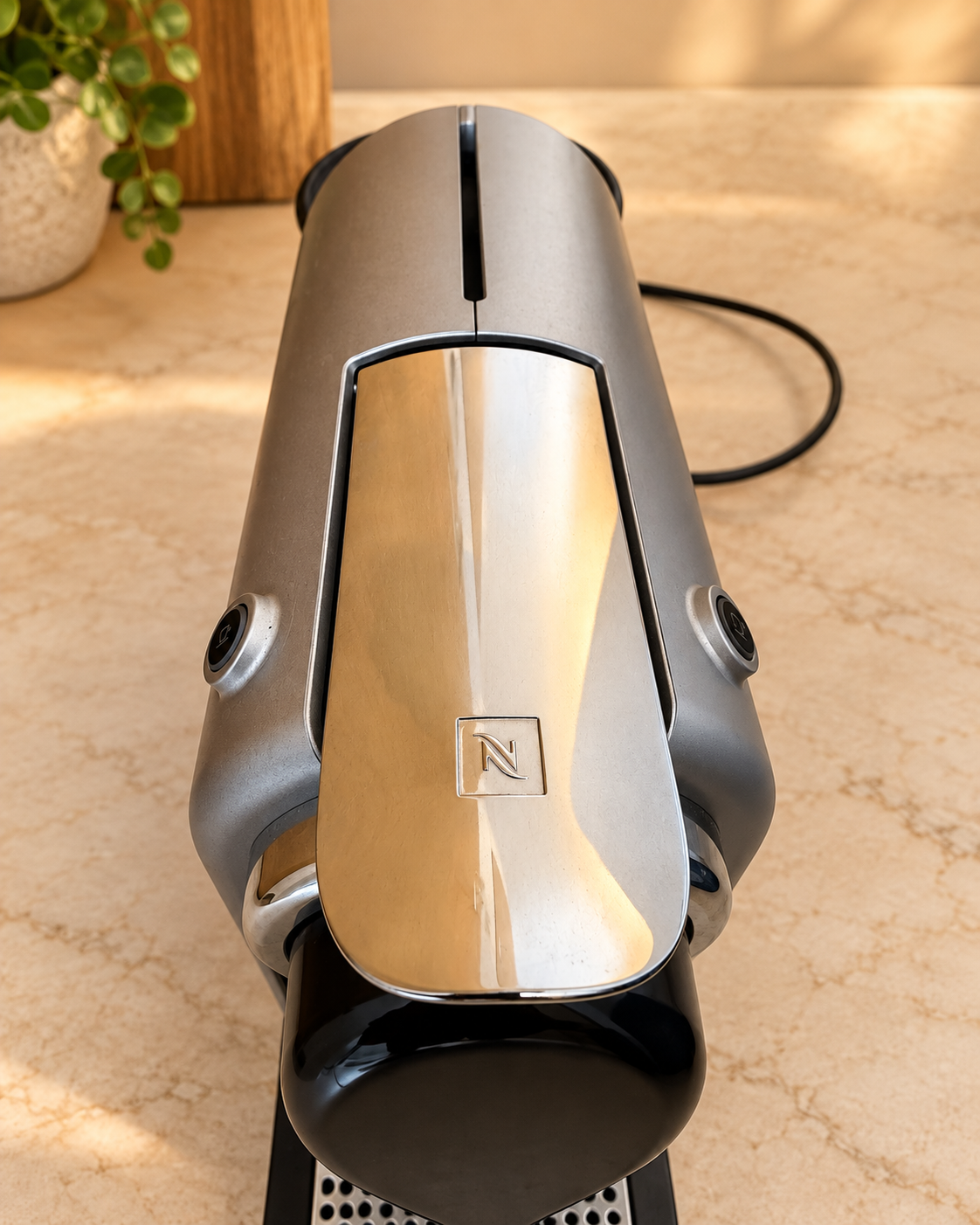 Krups Silver Nespresso Coffee Machine image 3