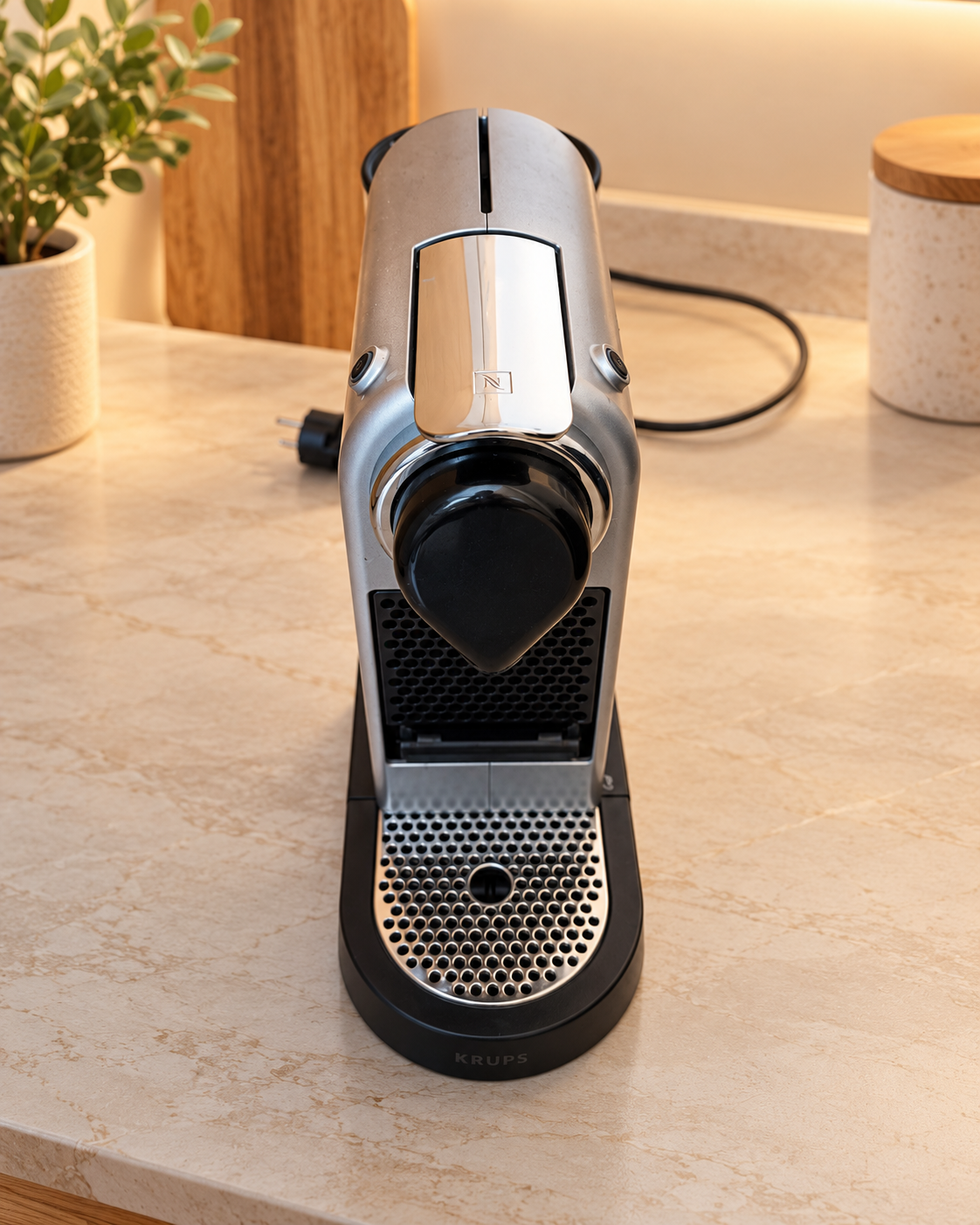 Krups Silver Nespresso Coffee Machine image 4