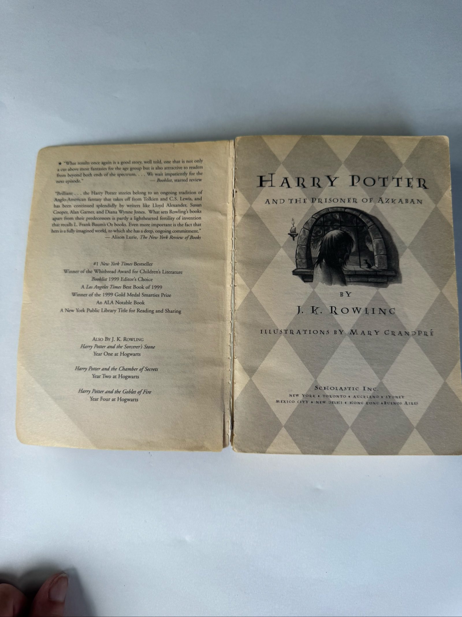 Draft READY Harry Potter and the Prisoner of Azkaban J.K. Rowling Hardcover Book image 5
