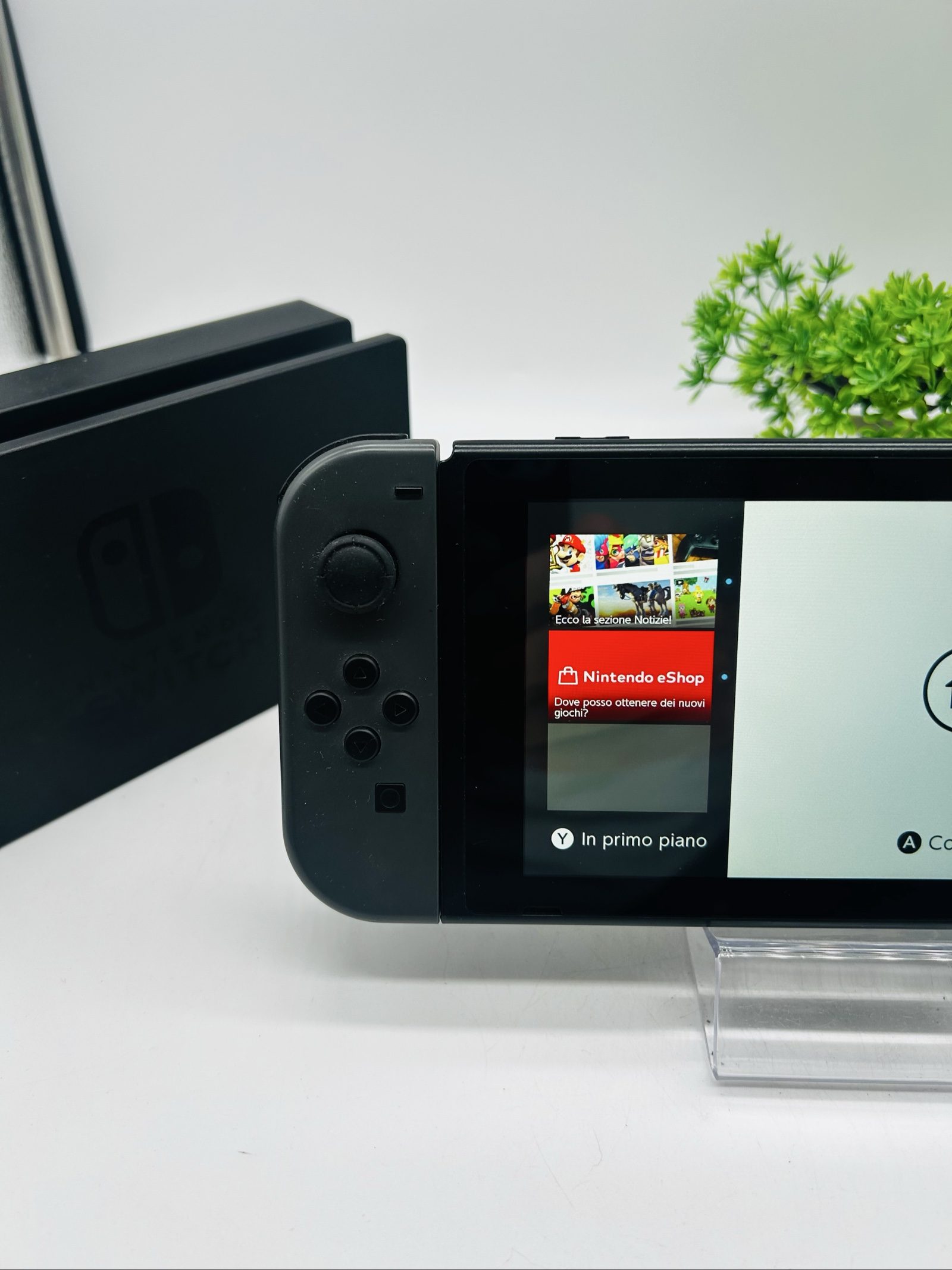 Nintendo Switch Grigia + Dock + Volante Joy-Con + Caricatore HDMI image 3