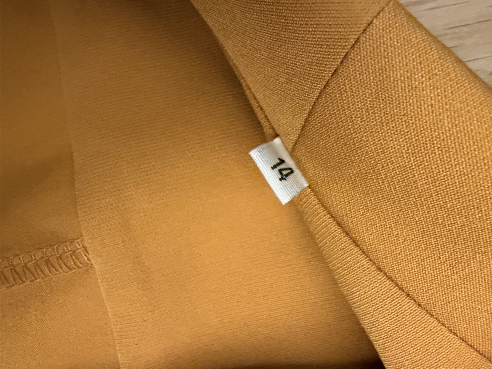 Yellow Women's Blazer Jacket Size 14 image 2