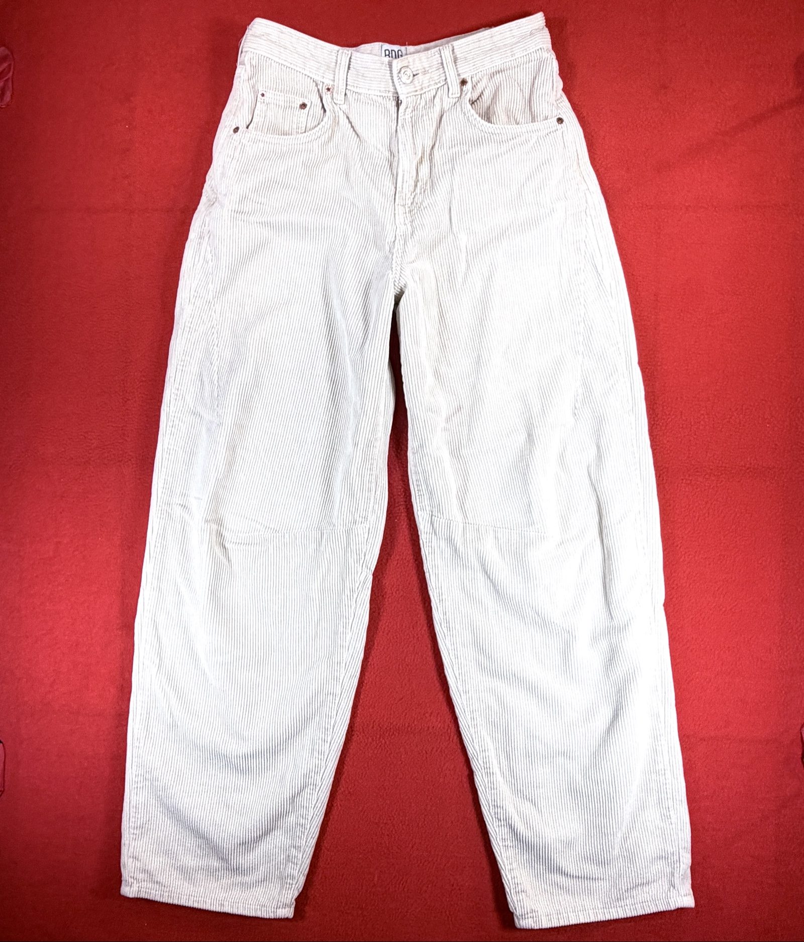 BDG White Striped Corduroy Pants Medium