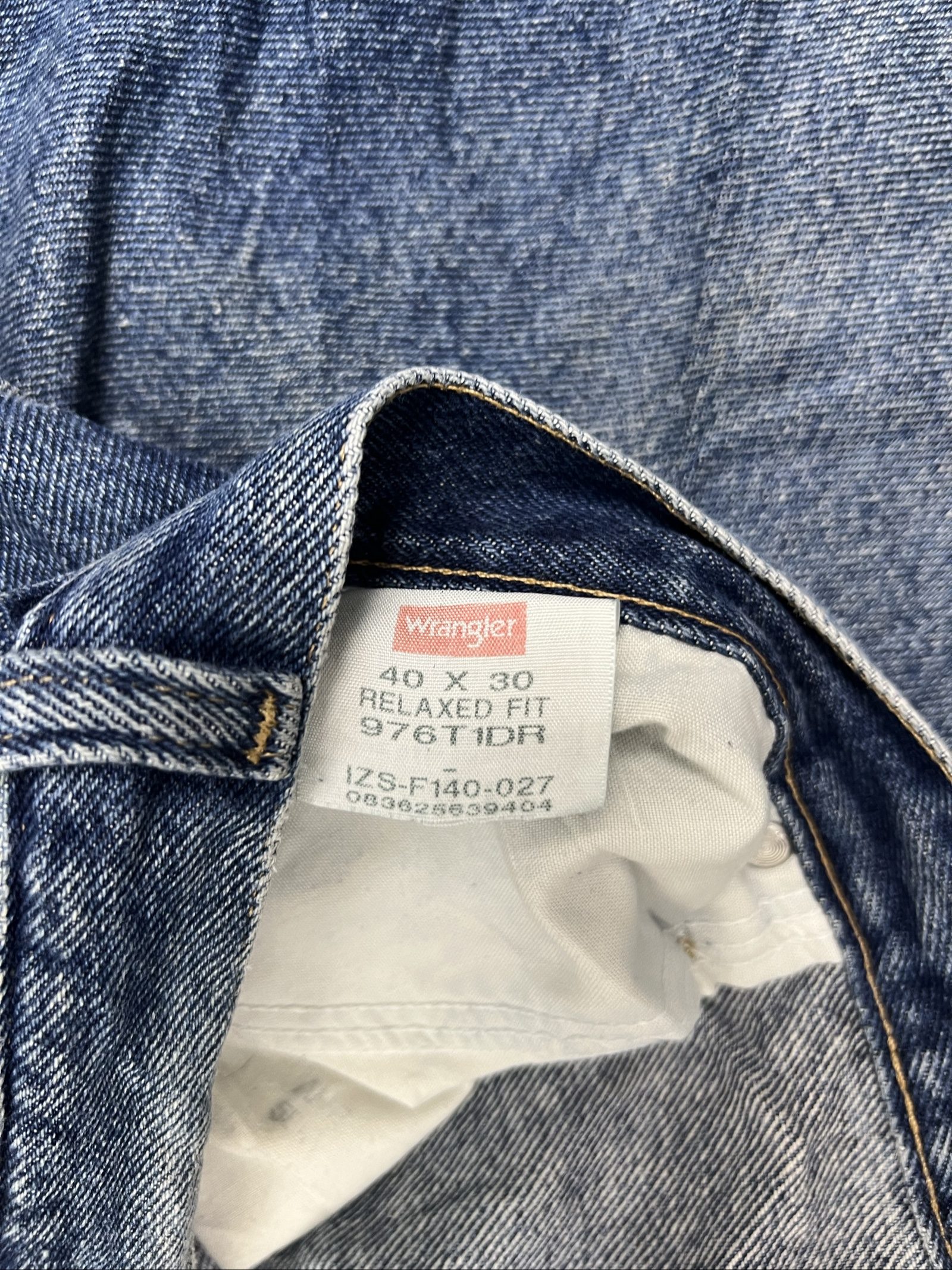 Vintage Wrangler 976TIDR Relaxed Fit Blue Denim Jeans W40 L42 image 6