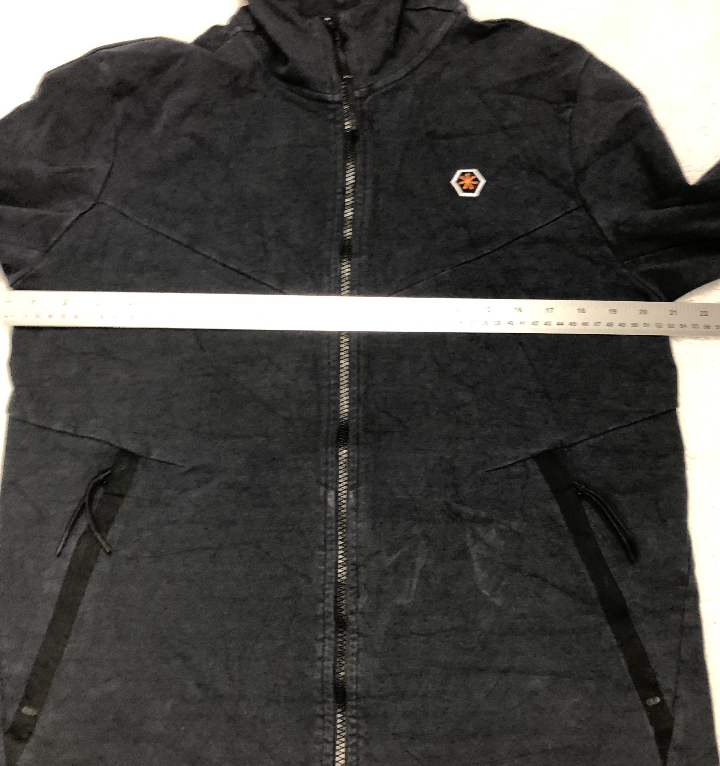 Black Nike Men's Softshell Jacket Medium with Zipper & Pockets image 7