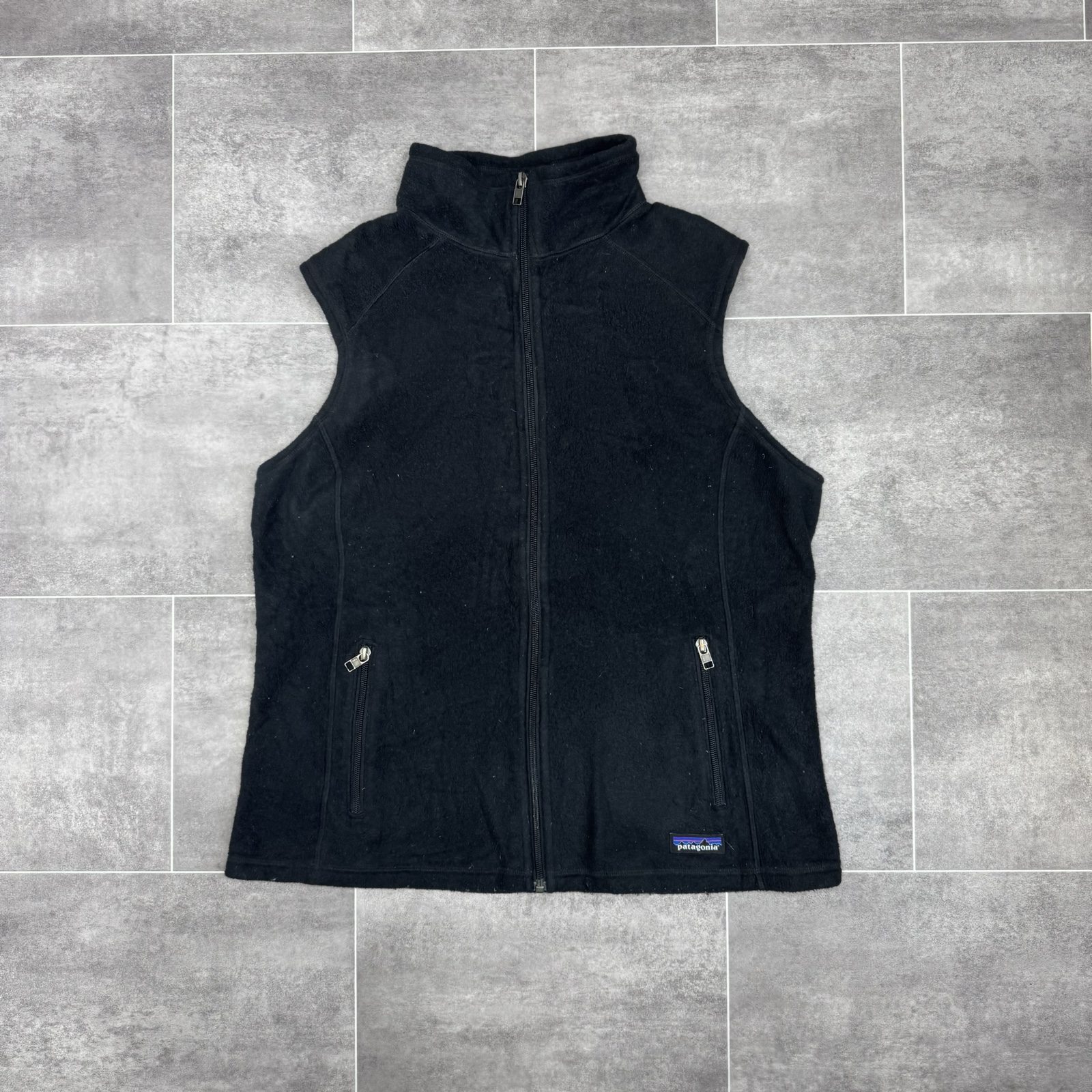 Patagonia Black Synchilla Fleece Vest XL Large