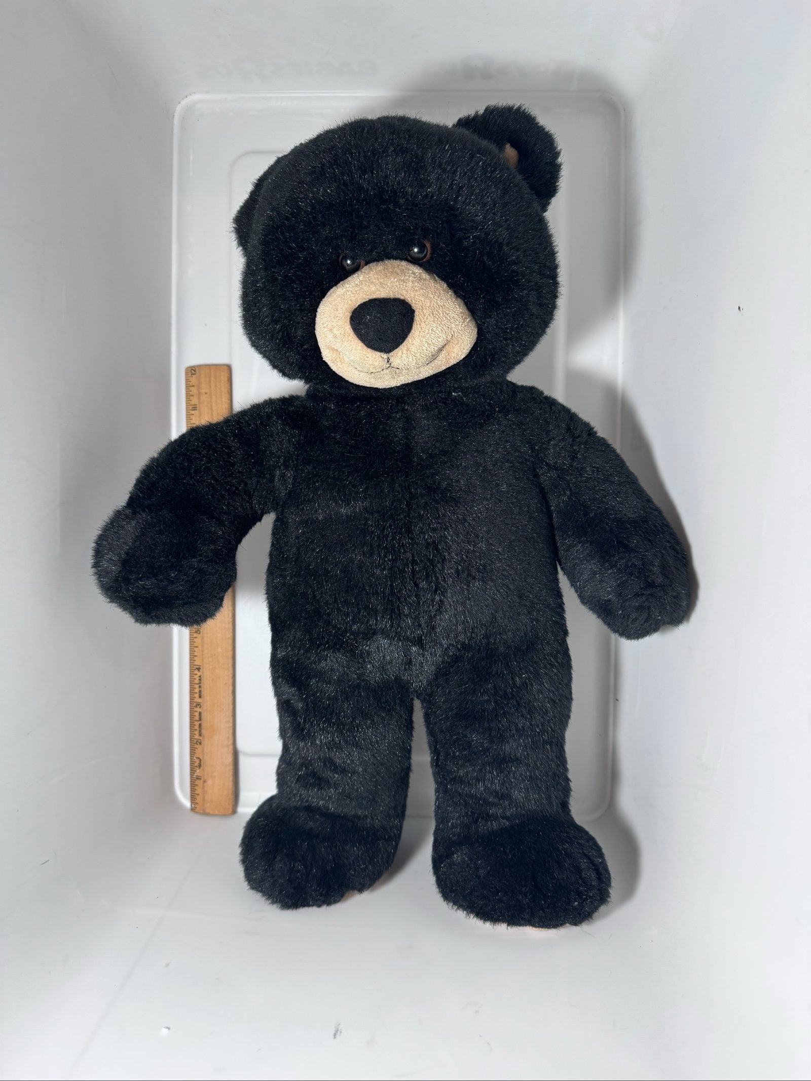 Build-A-Bear Black Plush Bear 13 in Stuffed Toy