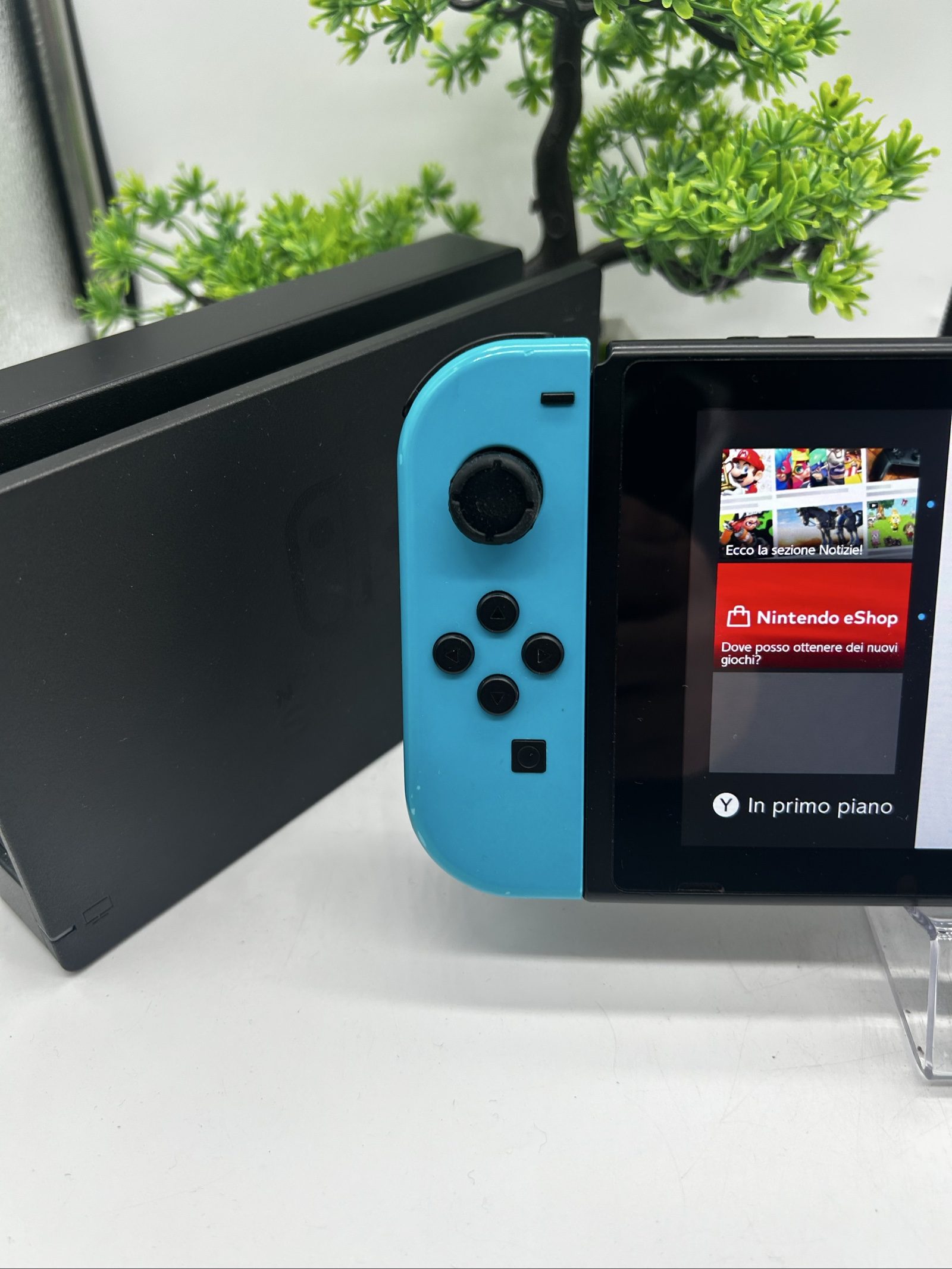 Nintendo Switch V2 Blu/Rossa + Dock + Grip + Accessori + Custodia image 3