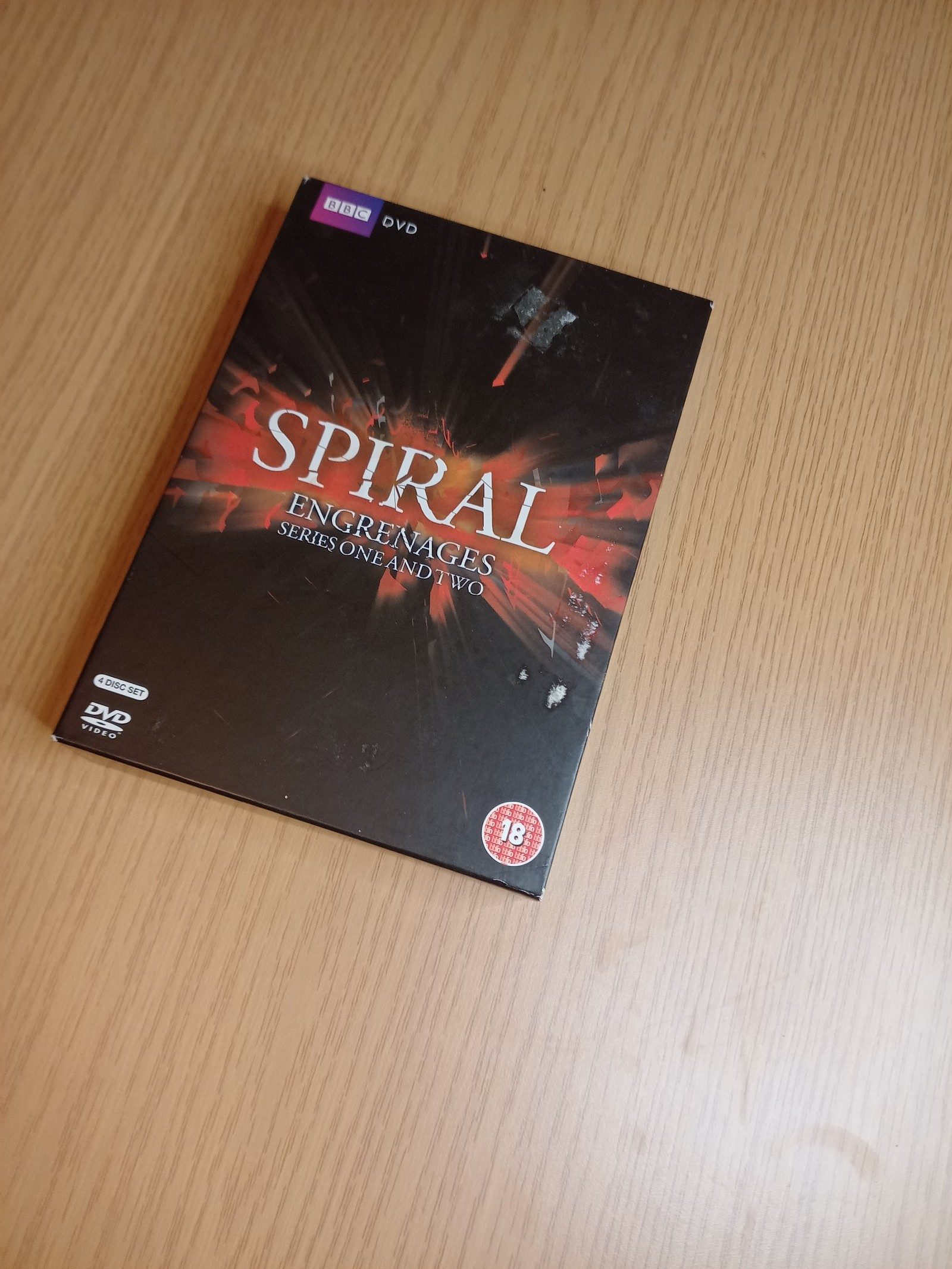 Spiral Engrenages BBC TV Series One and Two DVD 18 Rated
