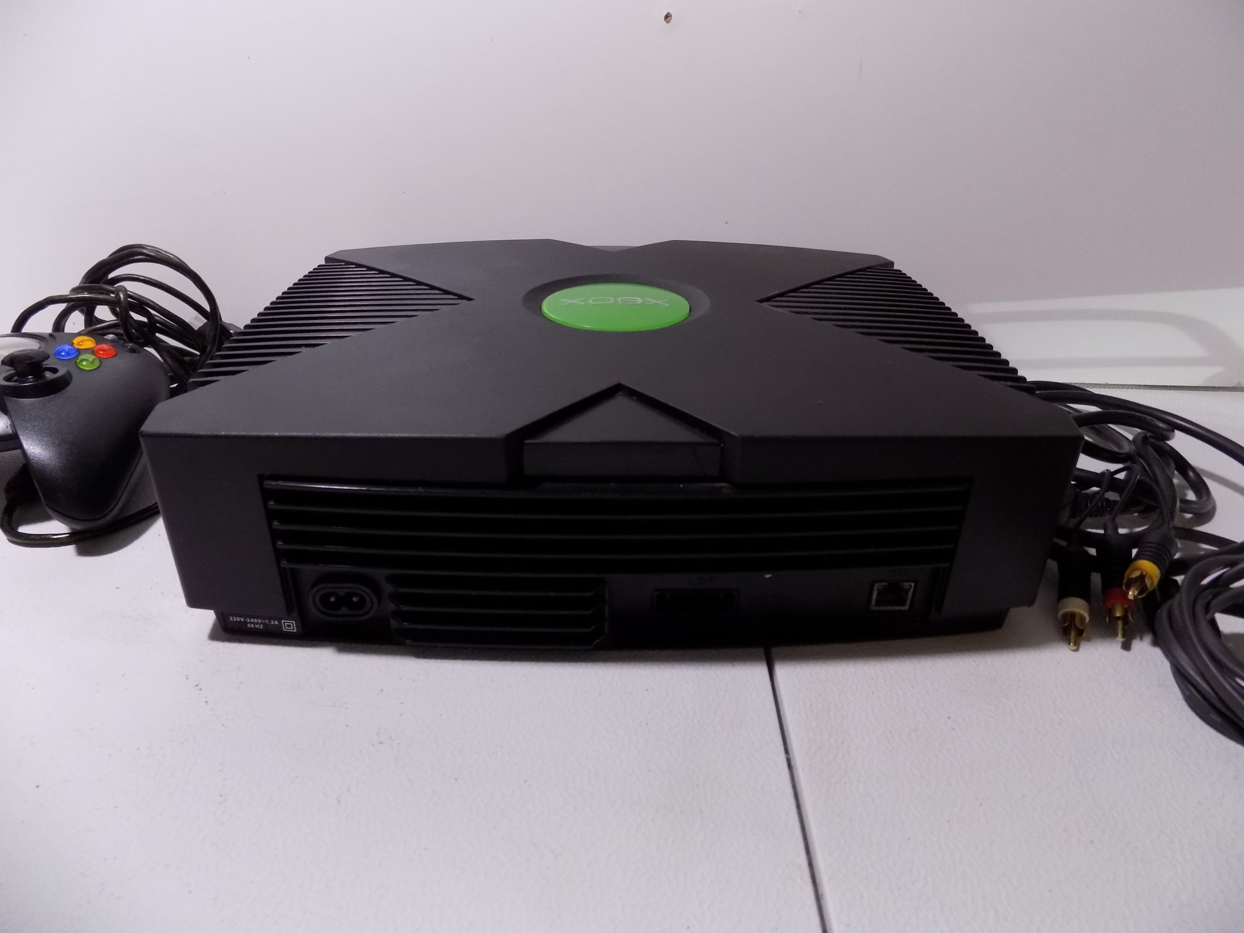 Microsoft Xbox Nero Console con Controller e Gioco Pro Evolution Soccer 4 image 5