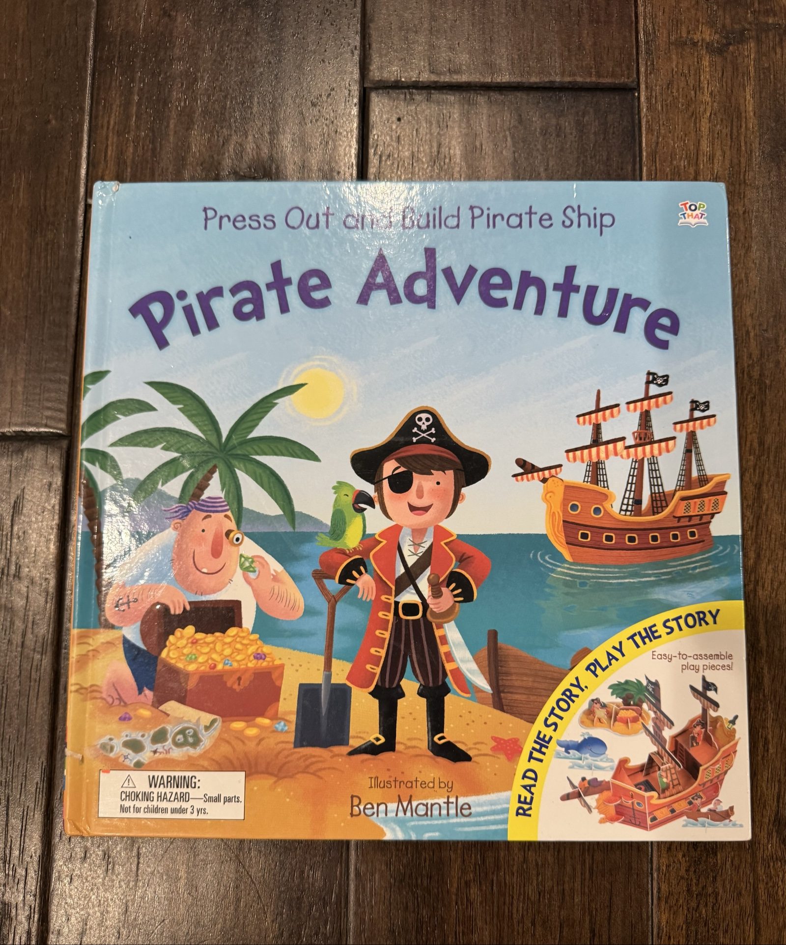 Pirate Adventure – Karen King – Press Out and Build Pirate Ship Hardcover Book