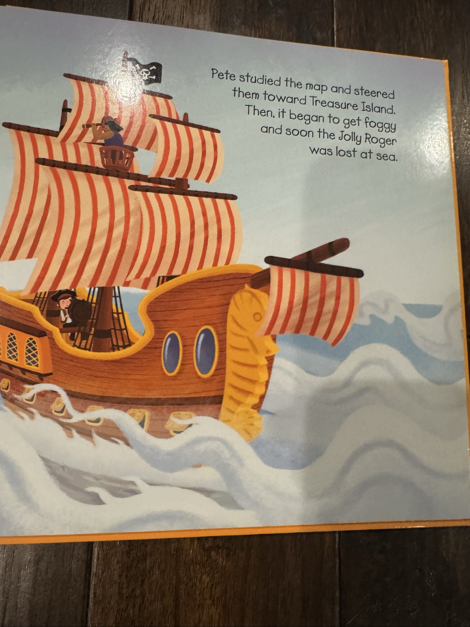 Pirate Adventure – Karen King – Press Out and Build Pirate Ship Hardcover Book image 4