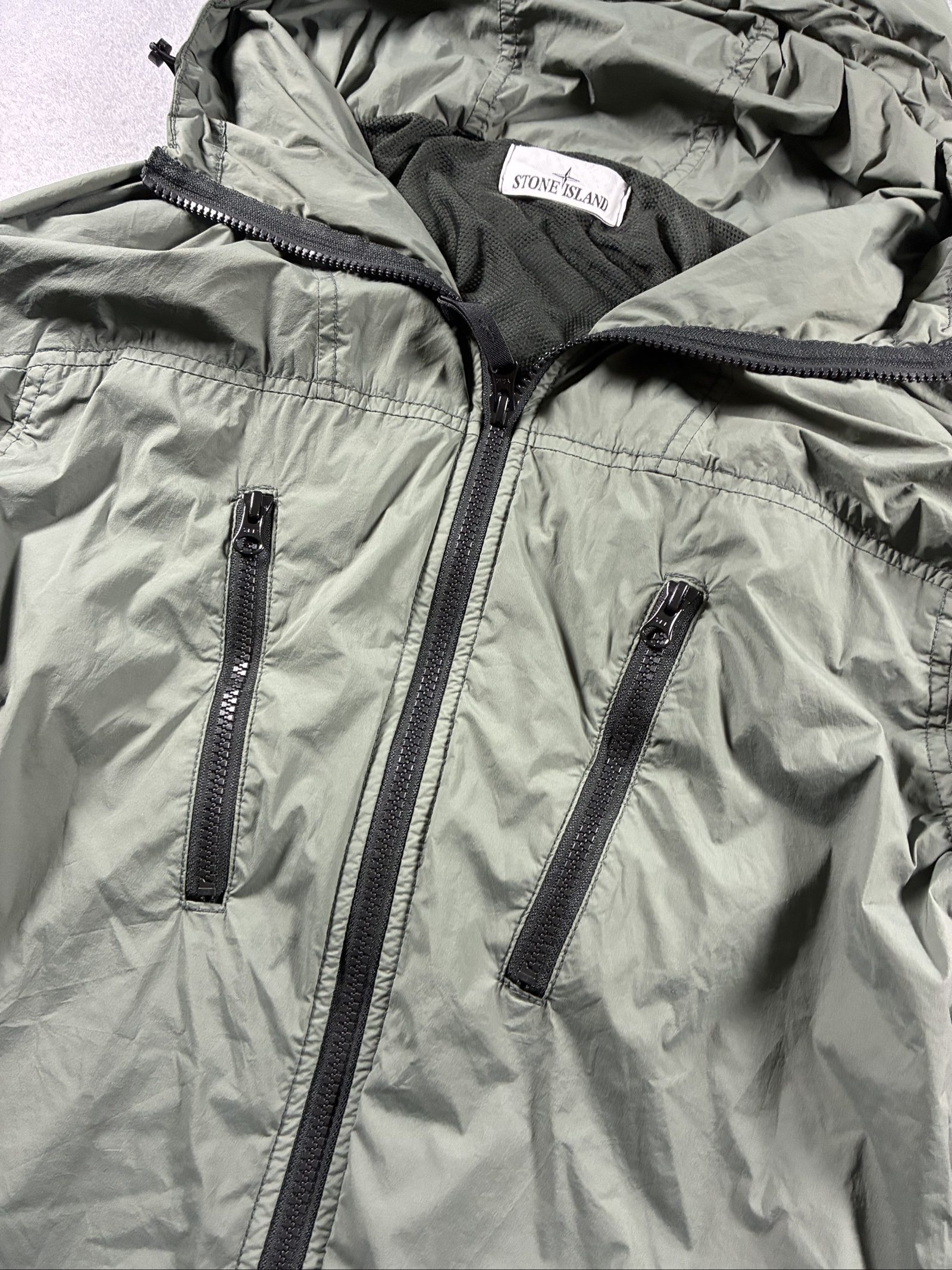Stone Island Green Hooded Jacket small image 4
