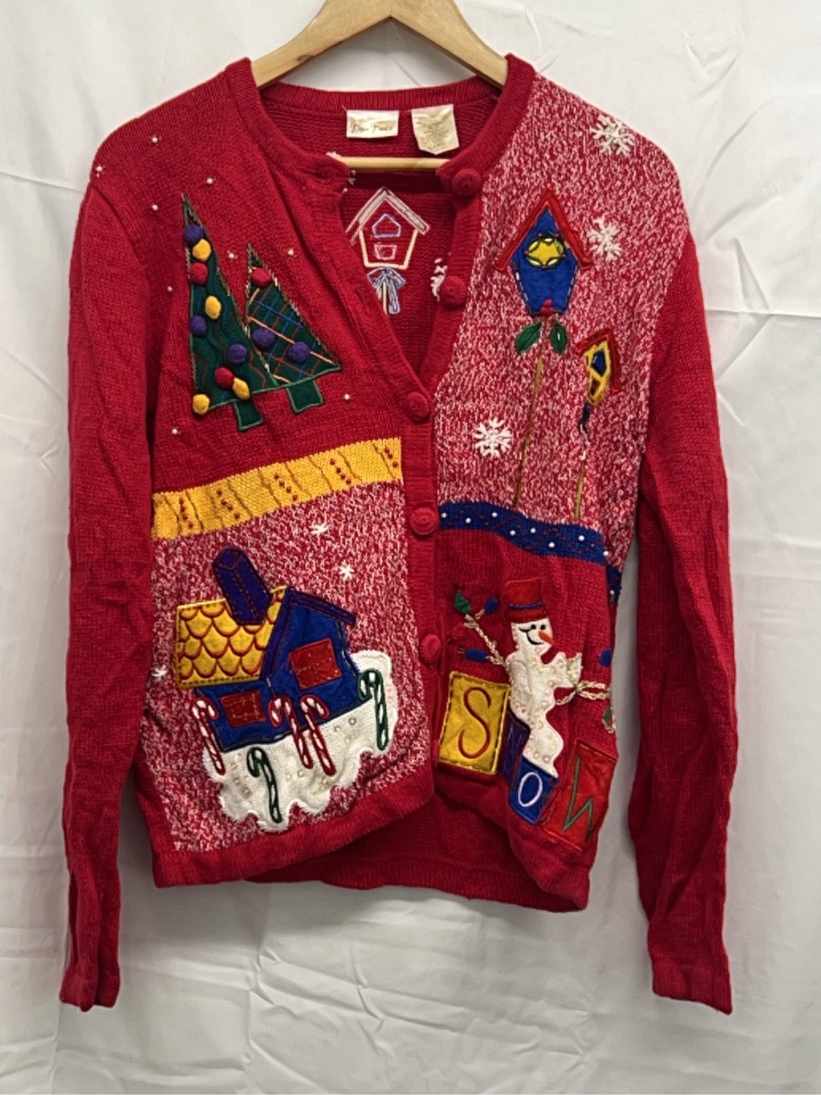 Bobbie Brooks Vintage Christmas Cardigan – Women's Medium