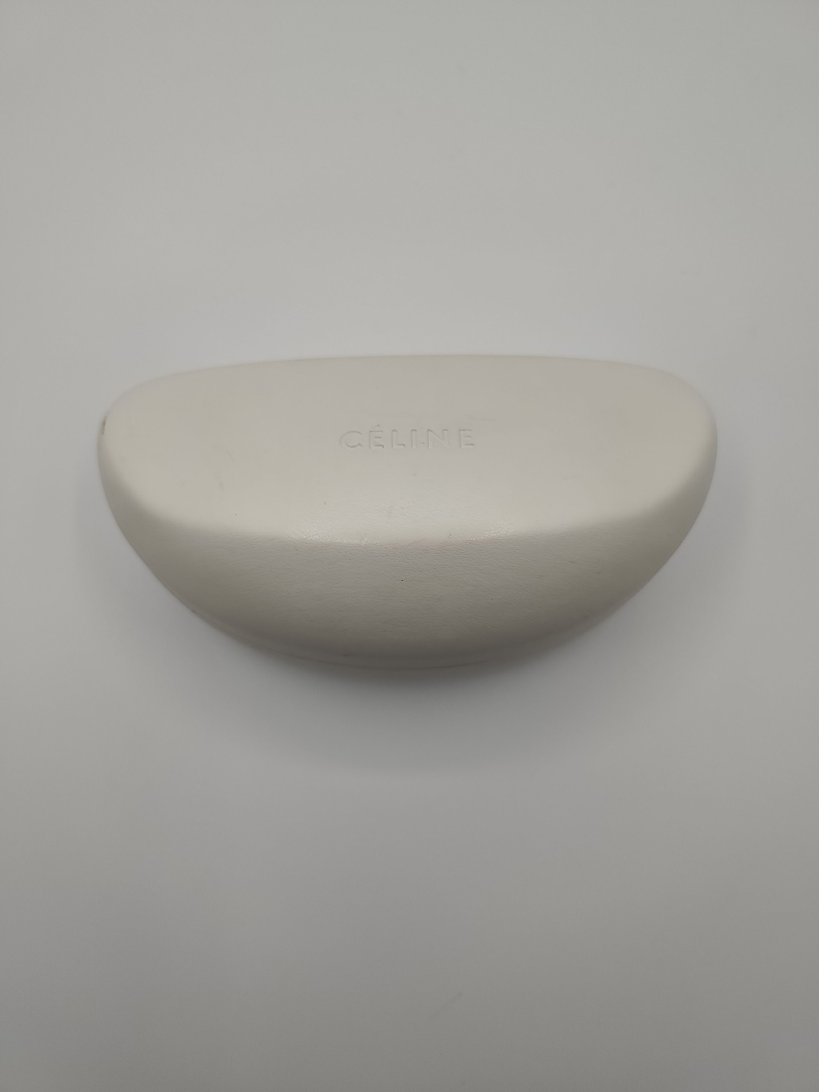 Céline White Eyeglass Hard Case