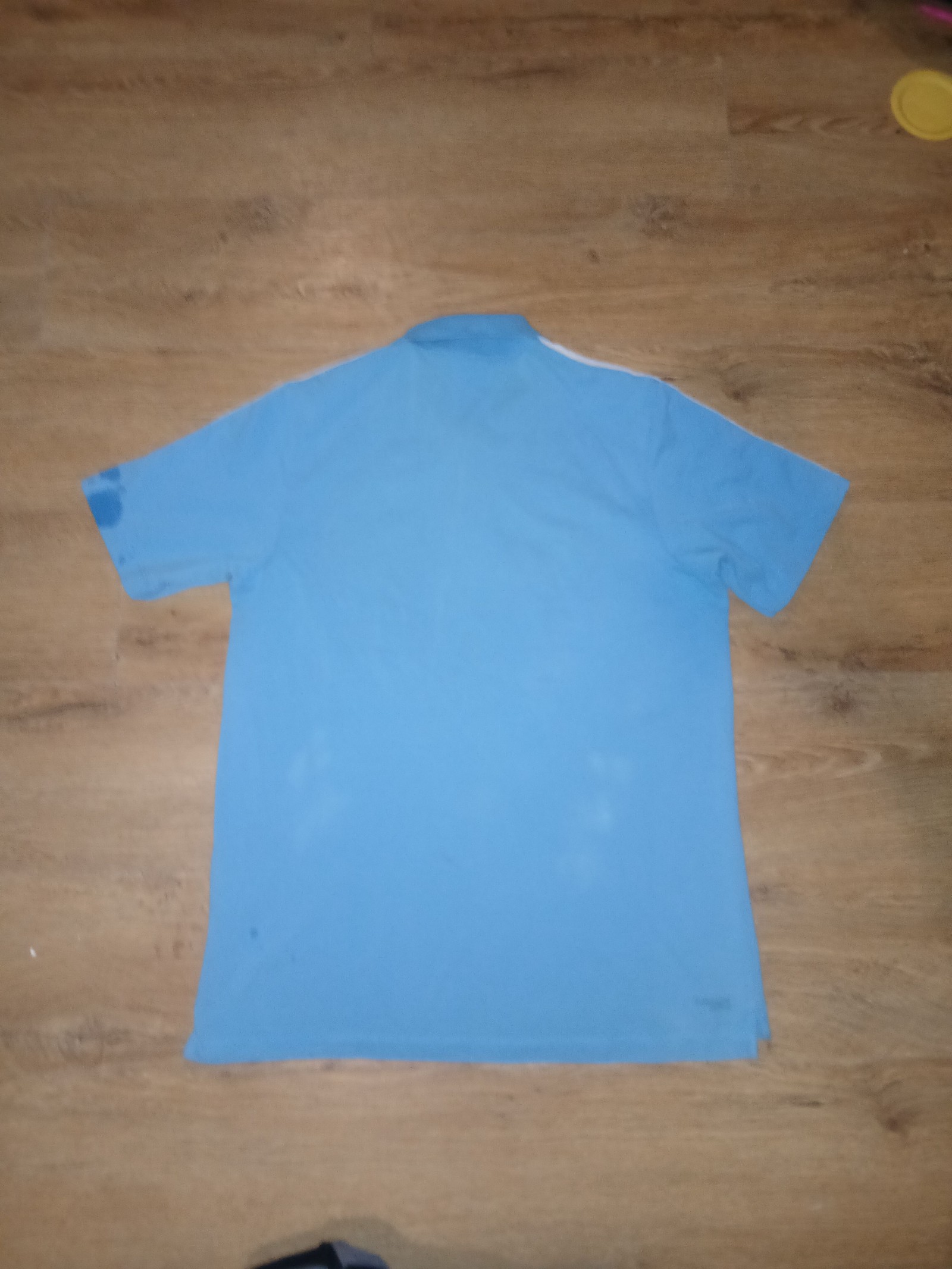 Adidas Light Blue Performance Essentials Polo Shirt Large