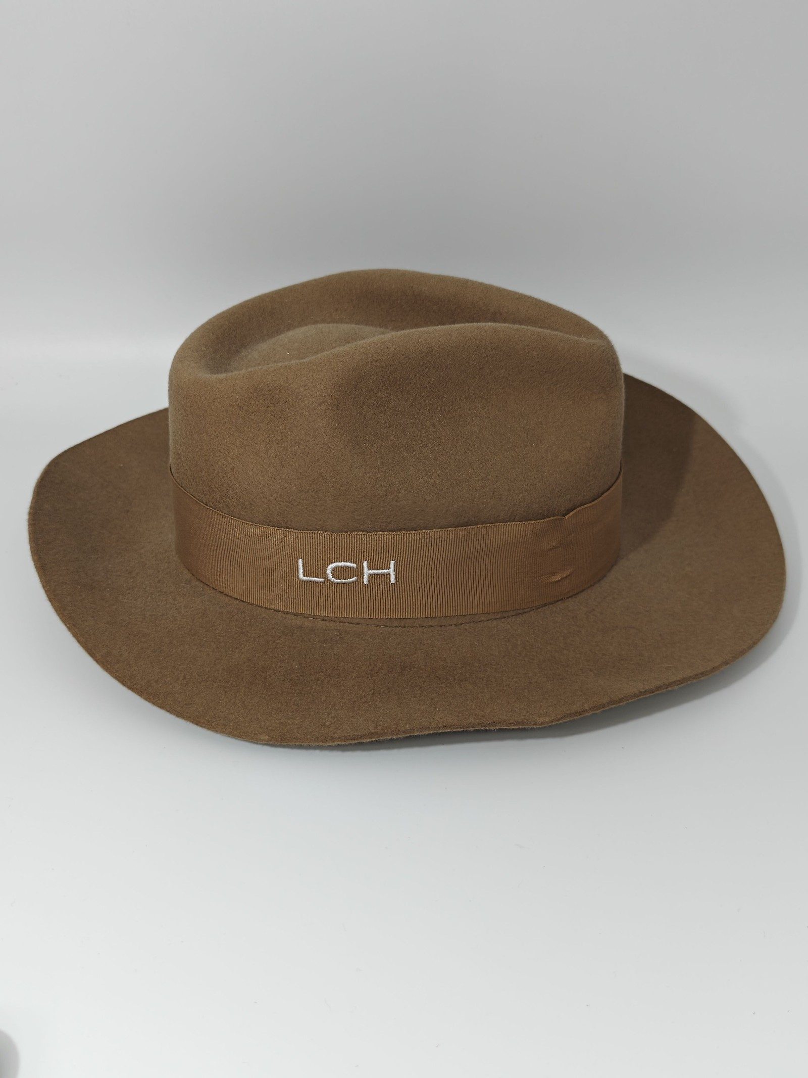 Gatsby Brown Wool Fedora Hat Medium 56cm image 2