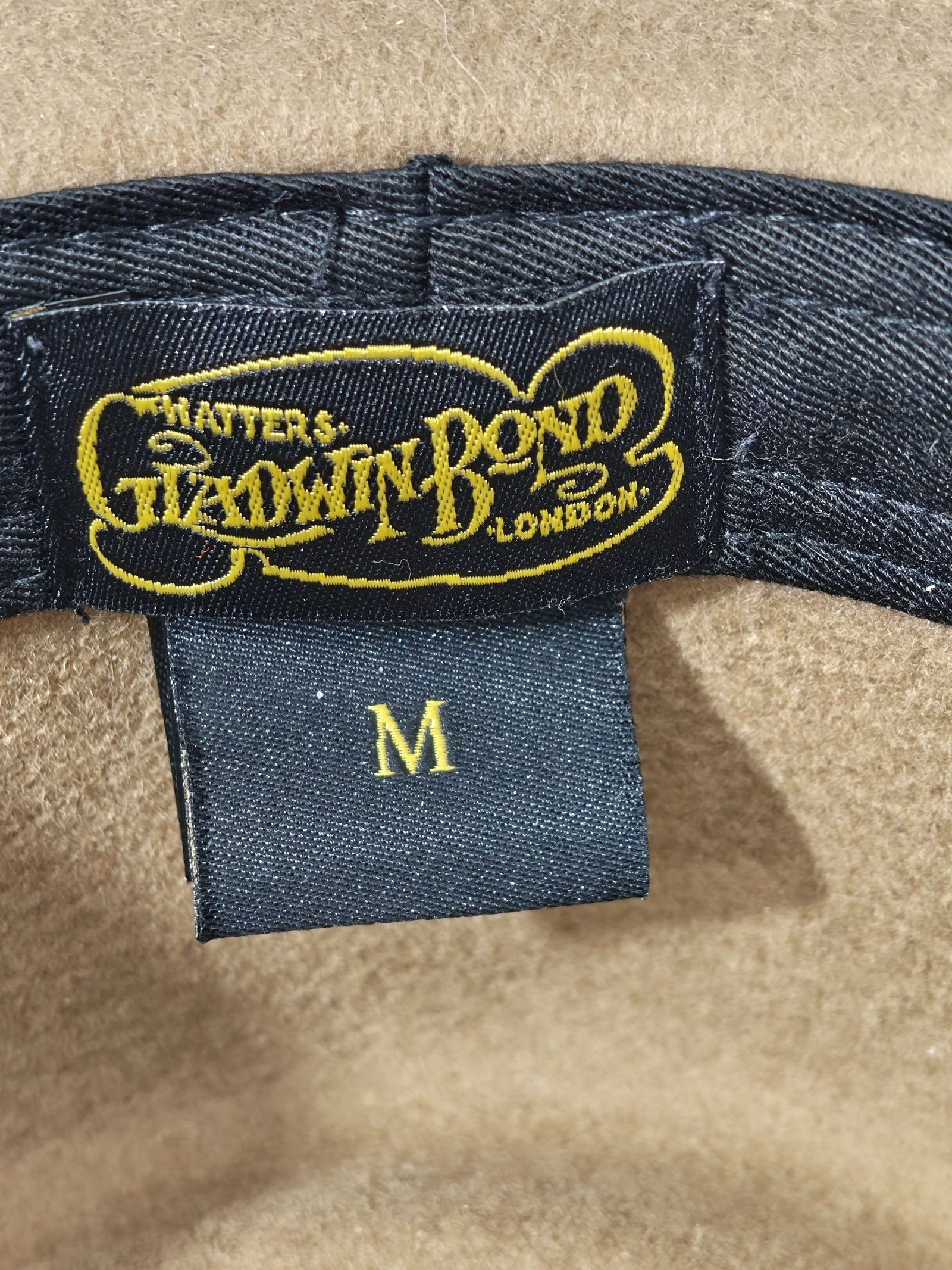 Gatsby Brown Wool Fedora Hat Medium 56cm image 8
