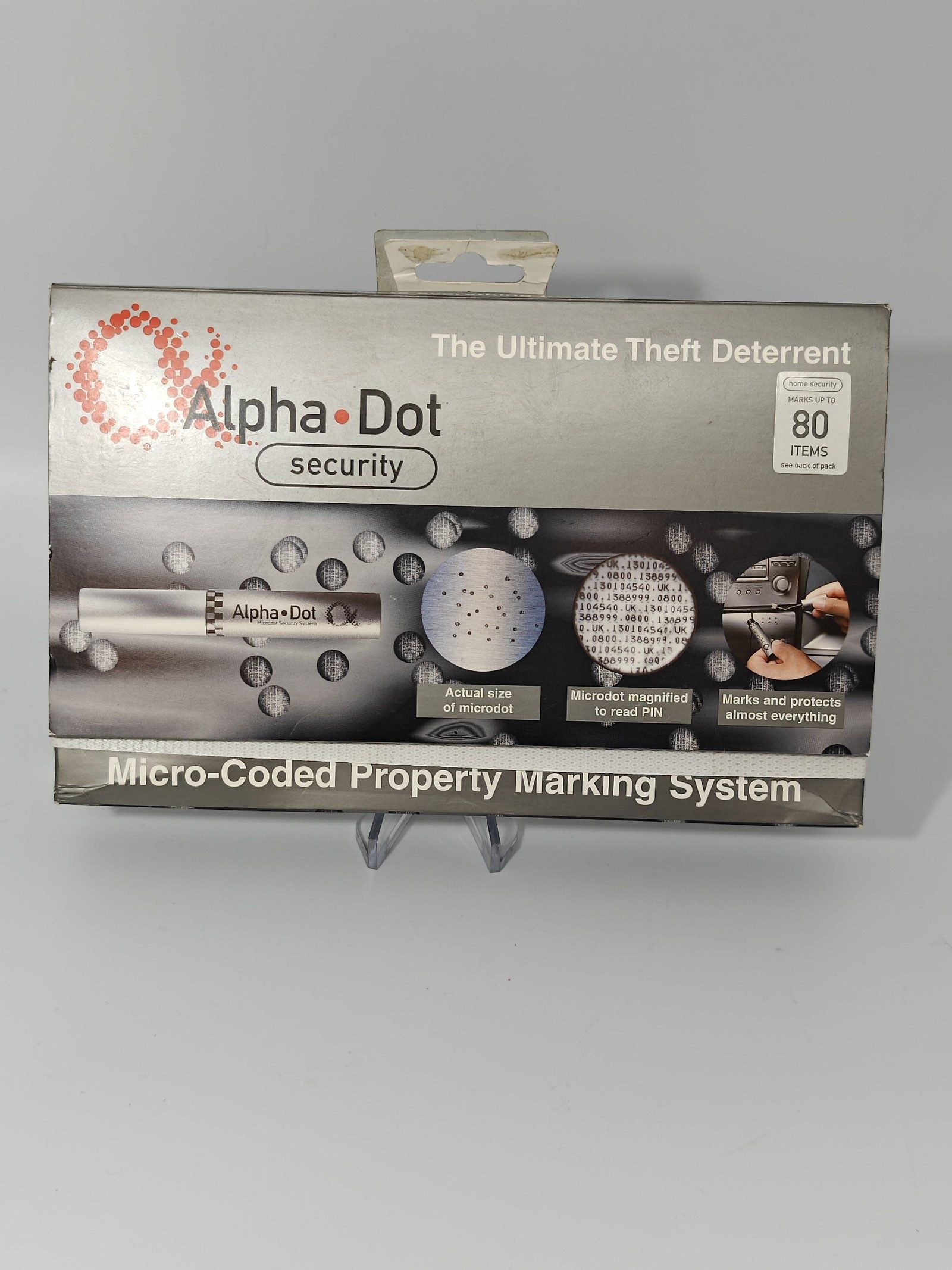 Alpha Dot Security Micro-Coded Property Marking System