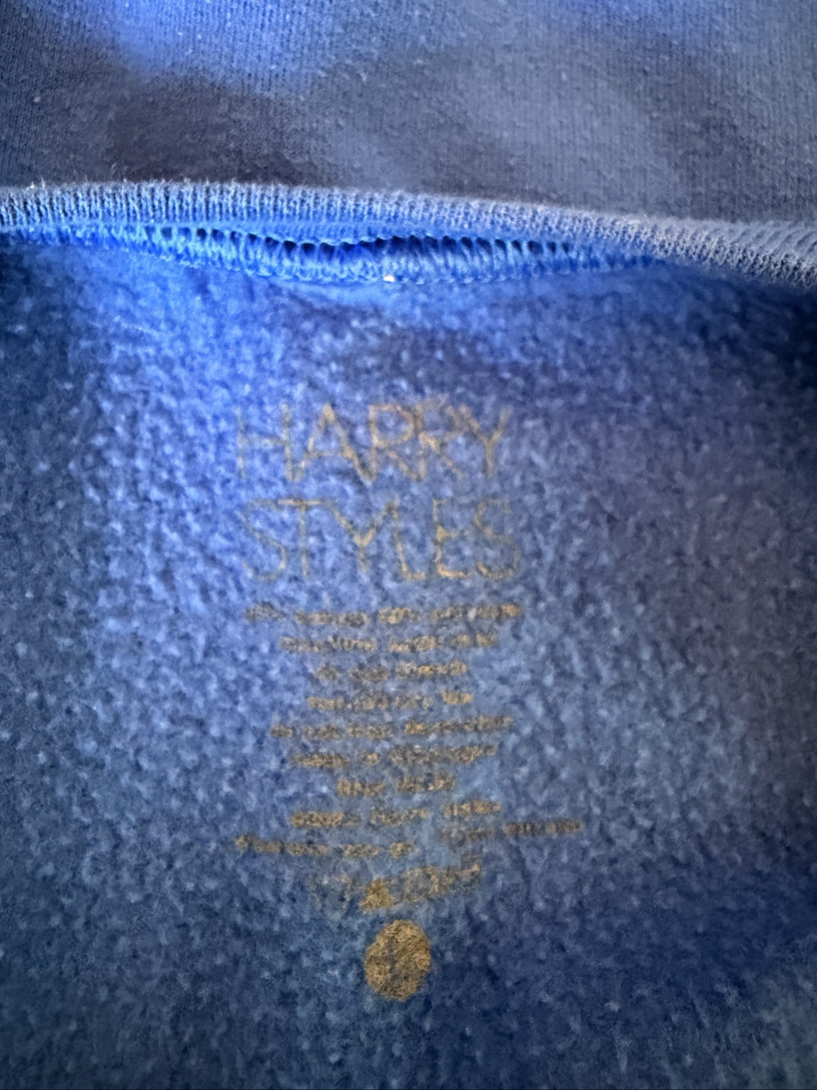 Harry Styles Love On Tour 2022 Blue Graphic Crewneck Sweatshirt image 3
