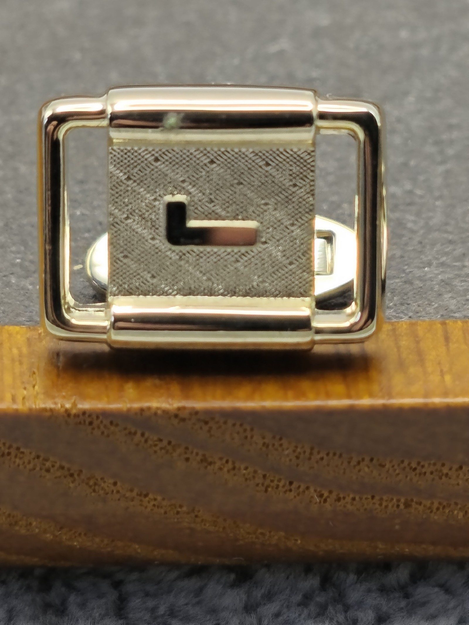 Lancel Silver Cufflinks & Tie Clip Set image 6