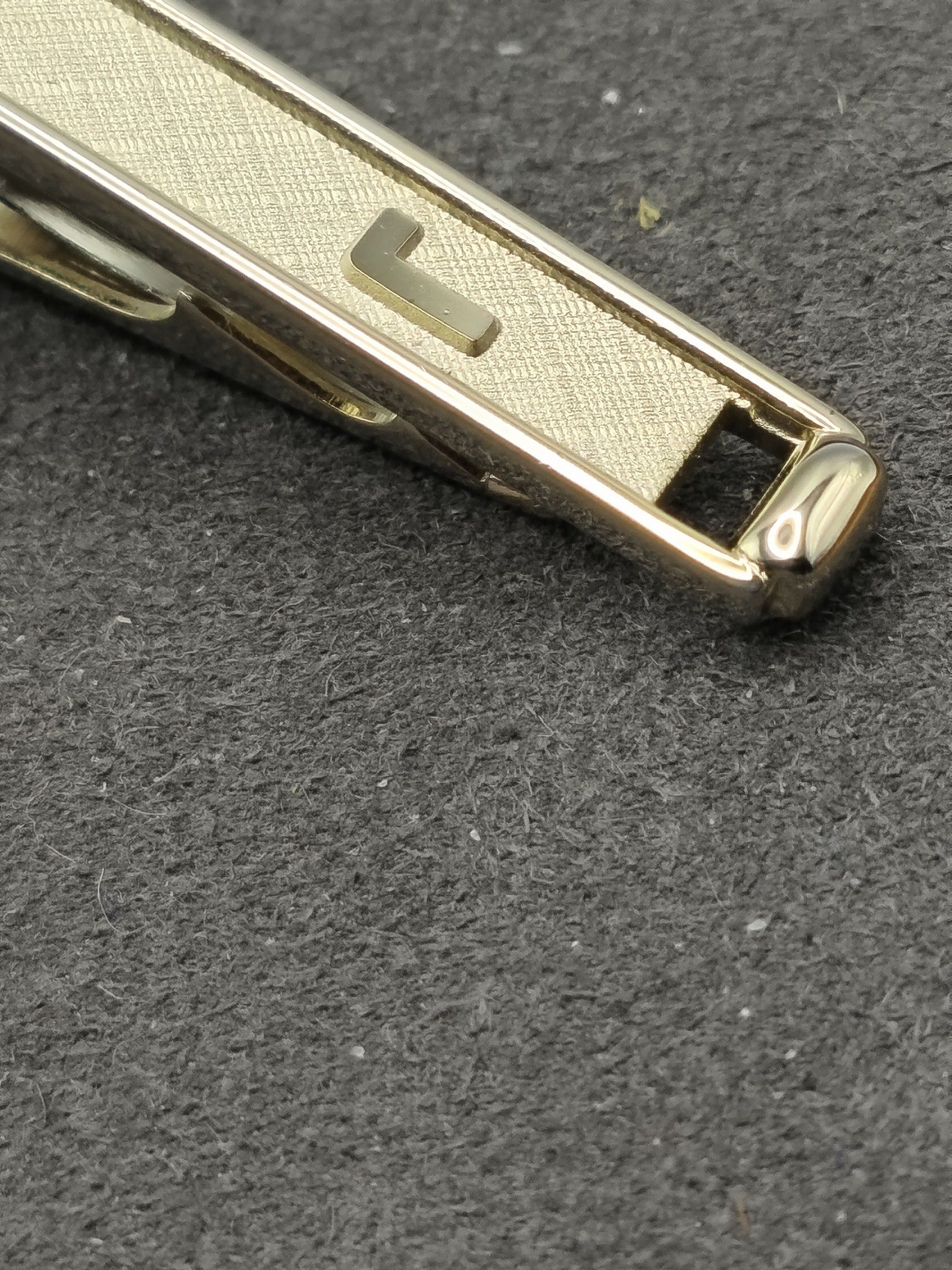 Lancel Silver Cufflinks & Tie Clip Set image 10