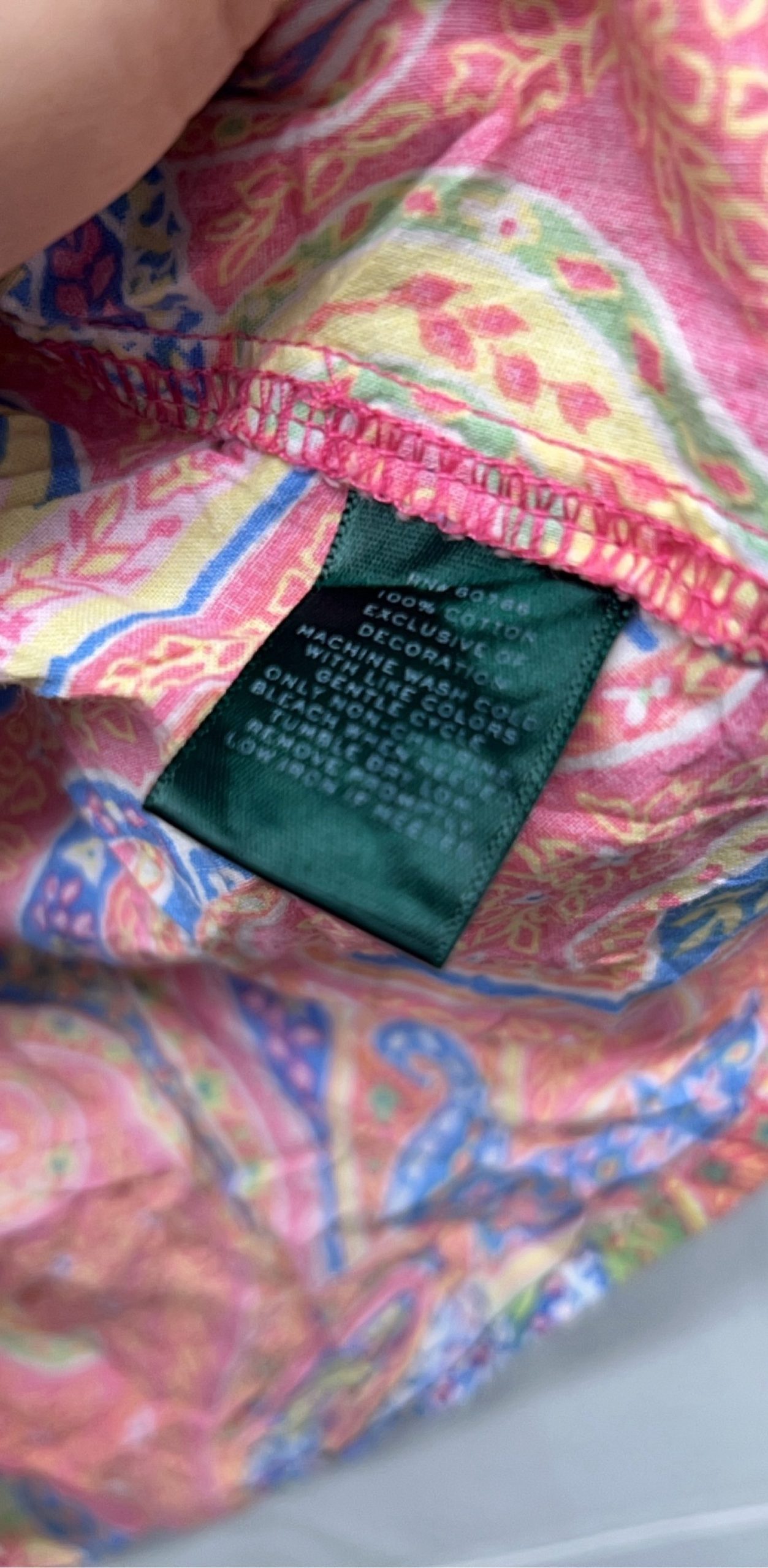 Lauren Ralph Lauren Colourful Paisley Shirt – Size L image 3