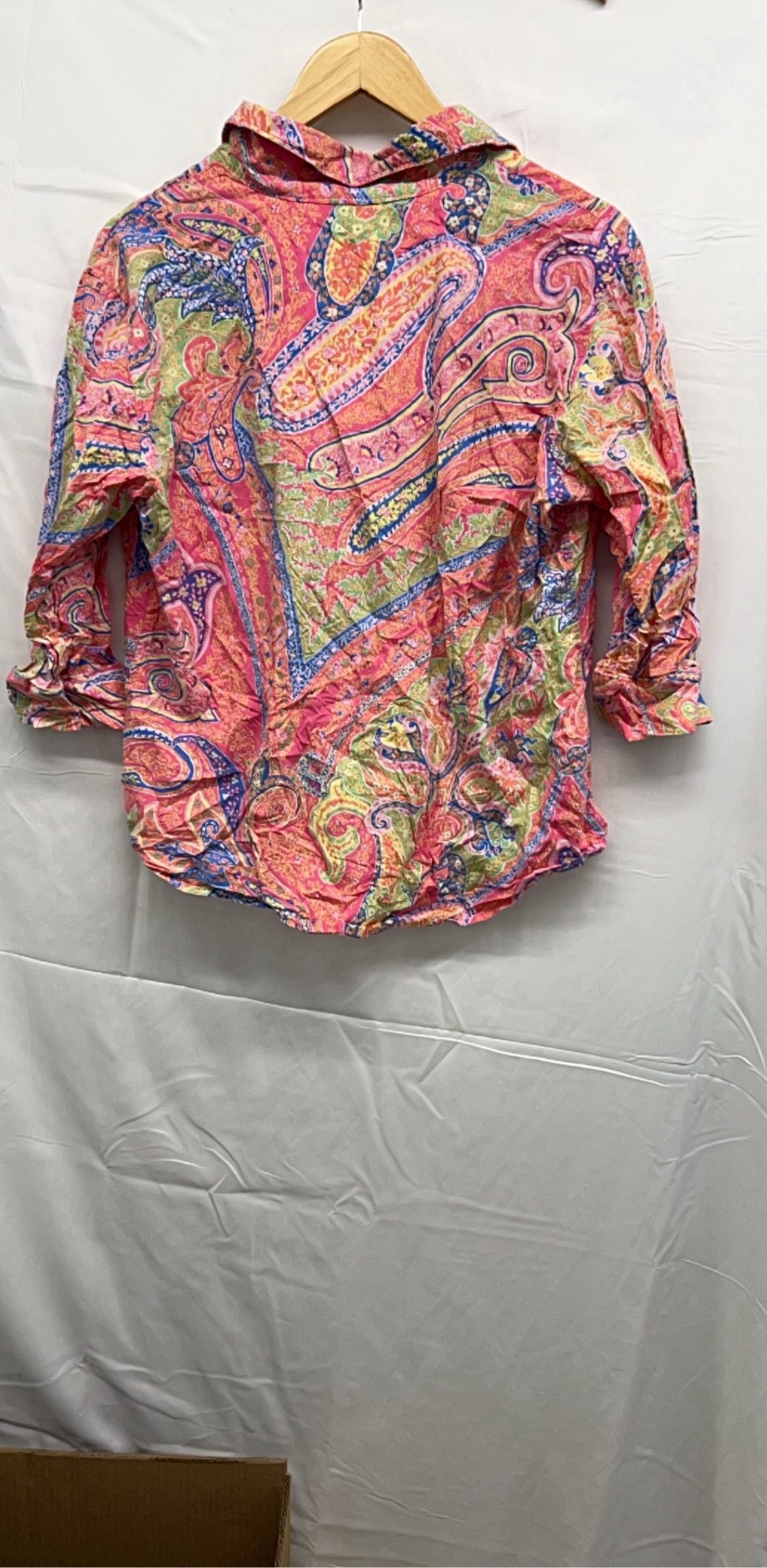 Lauren Ralph Lauren Colourful Paisley Shirt – Size L image 4