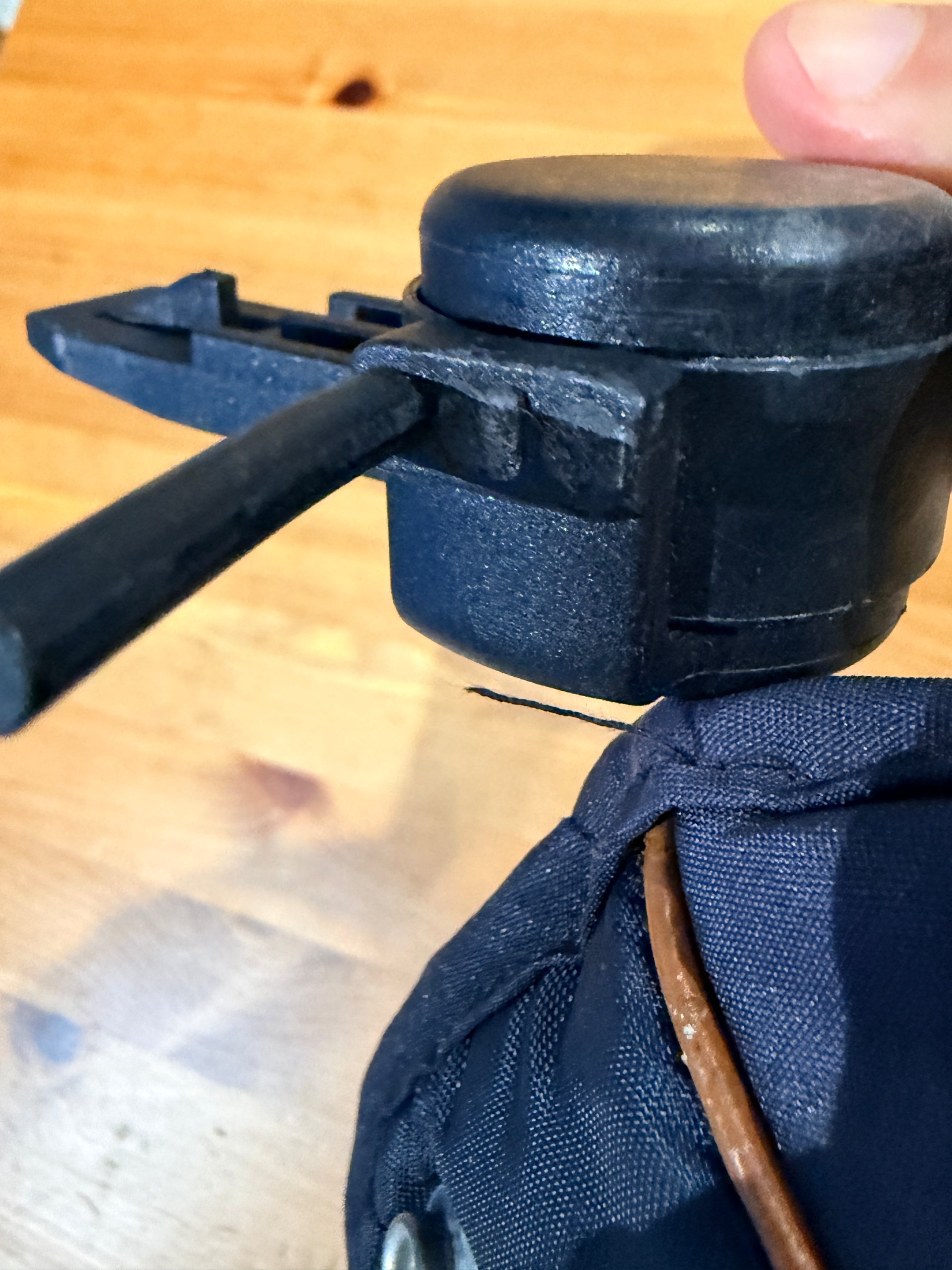 Silver Cross Special Edition Pram Pushchair Hood Canopy Navy Blue Spares Repair image 3