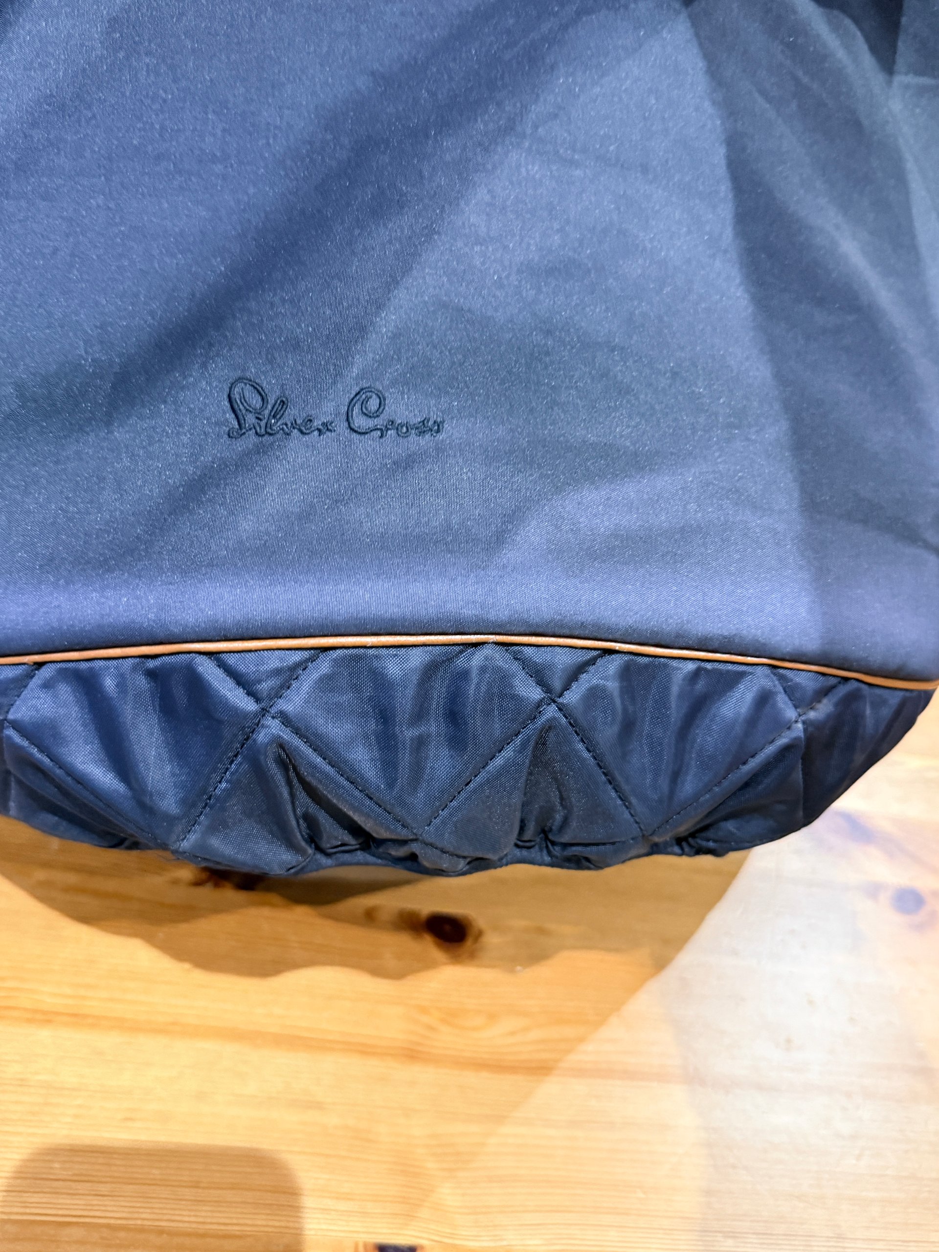 Silver Cross Special Edition Pram Pushchair Hood Canopy Navy Blue Spares Repair image 10